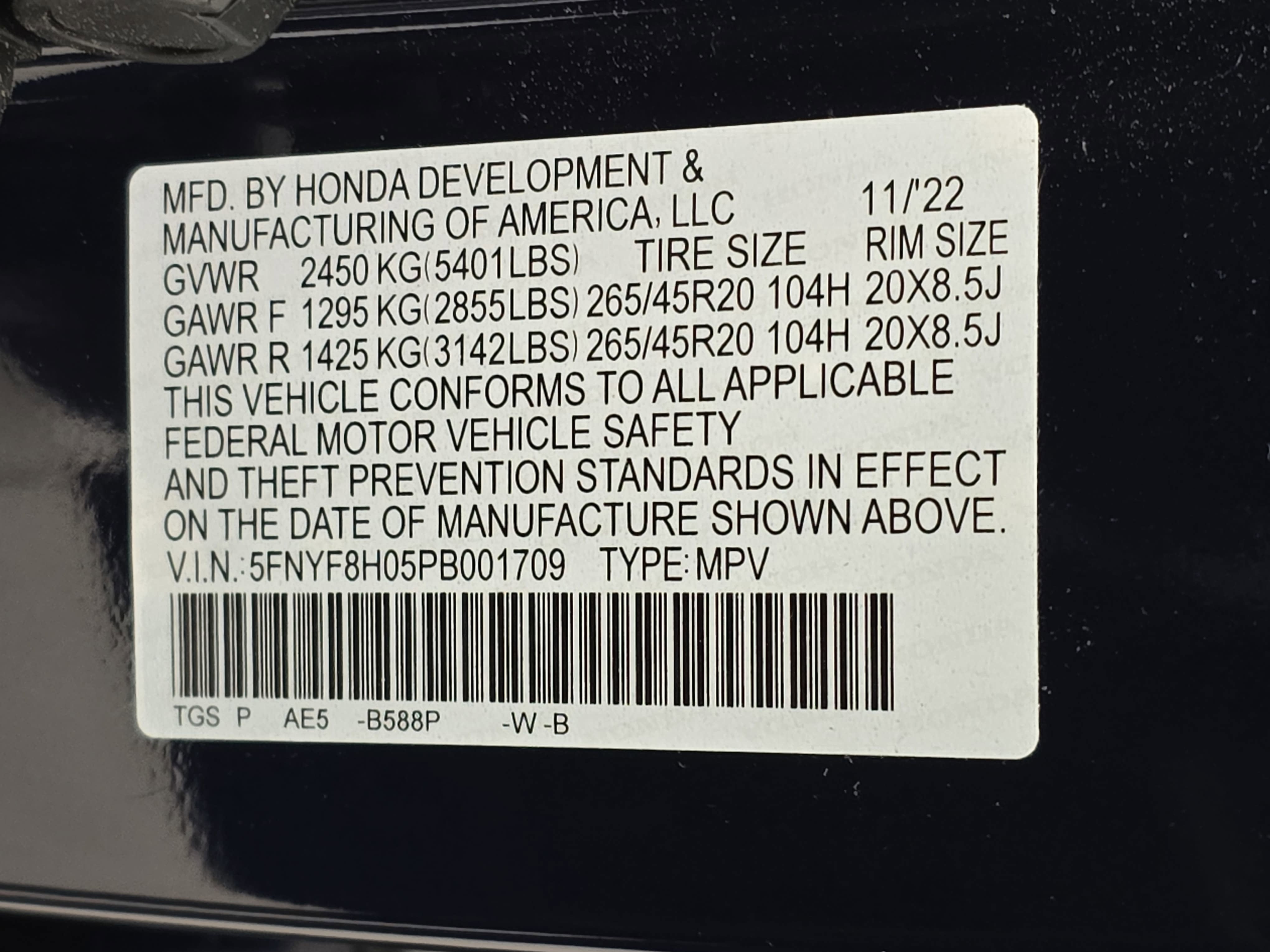 2023 Honda Passport Elite