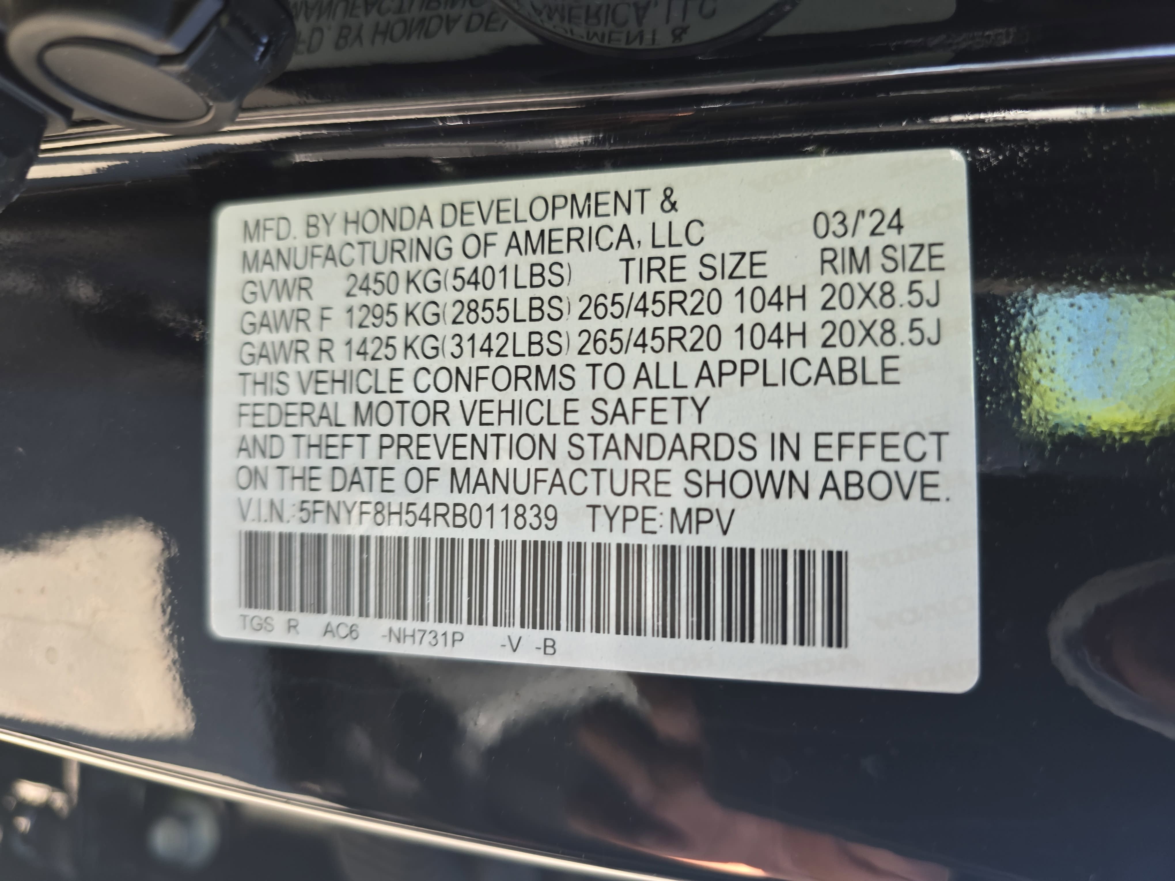 2024 Honda Passport EX-L