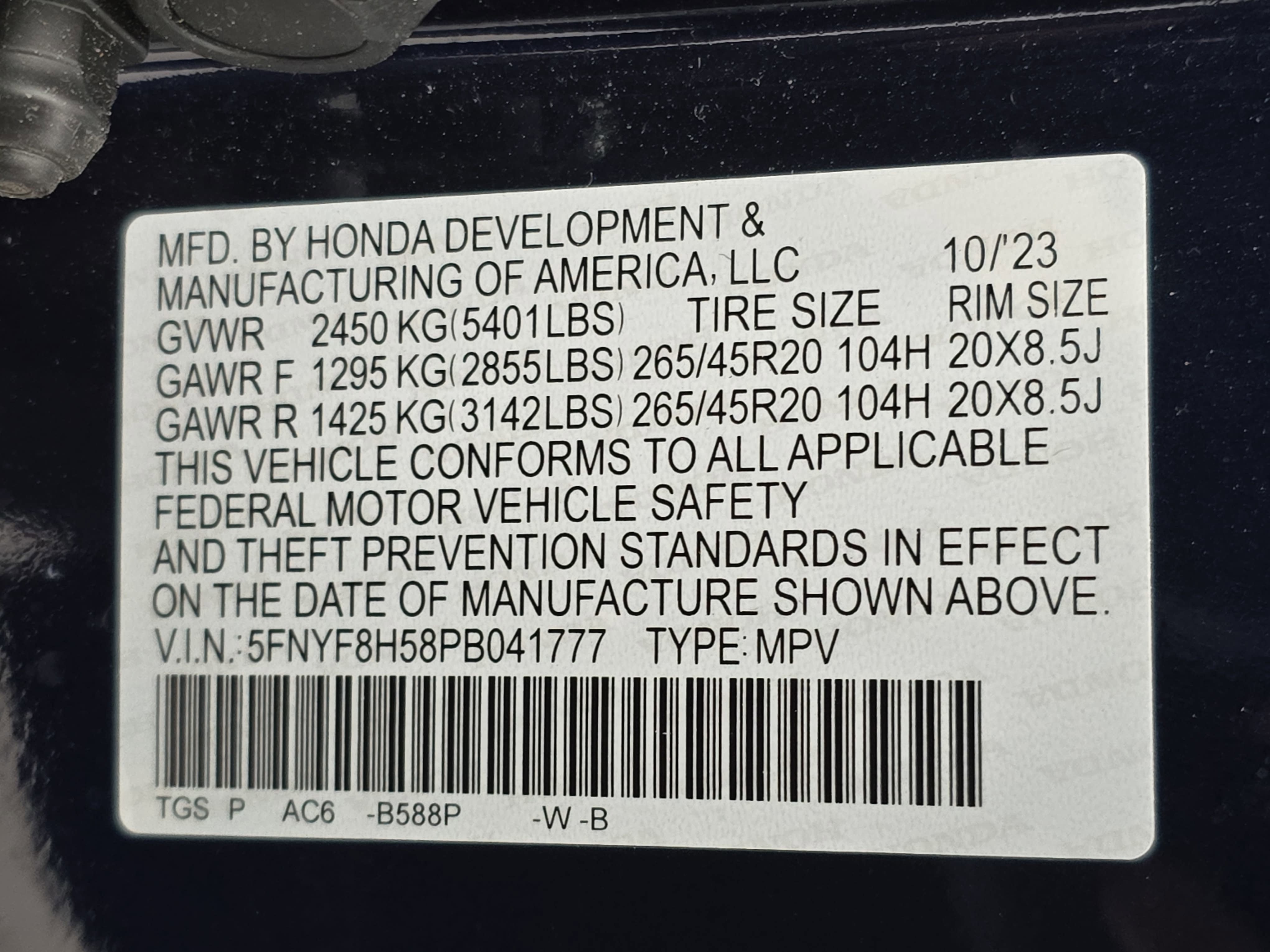 2023 Honda Passport EX-L