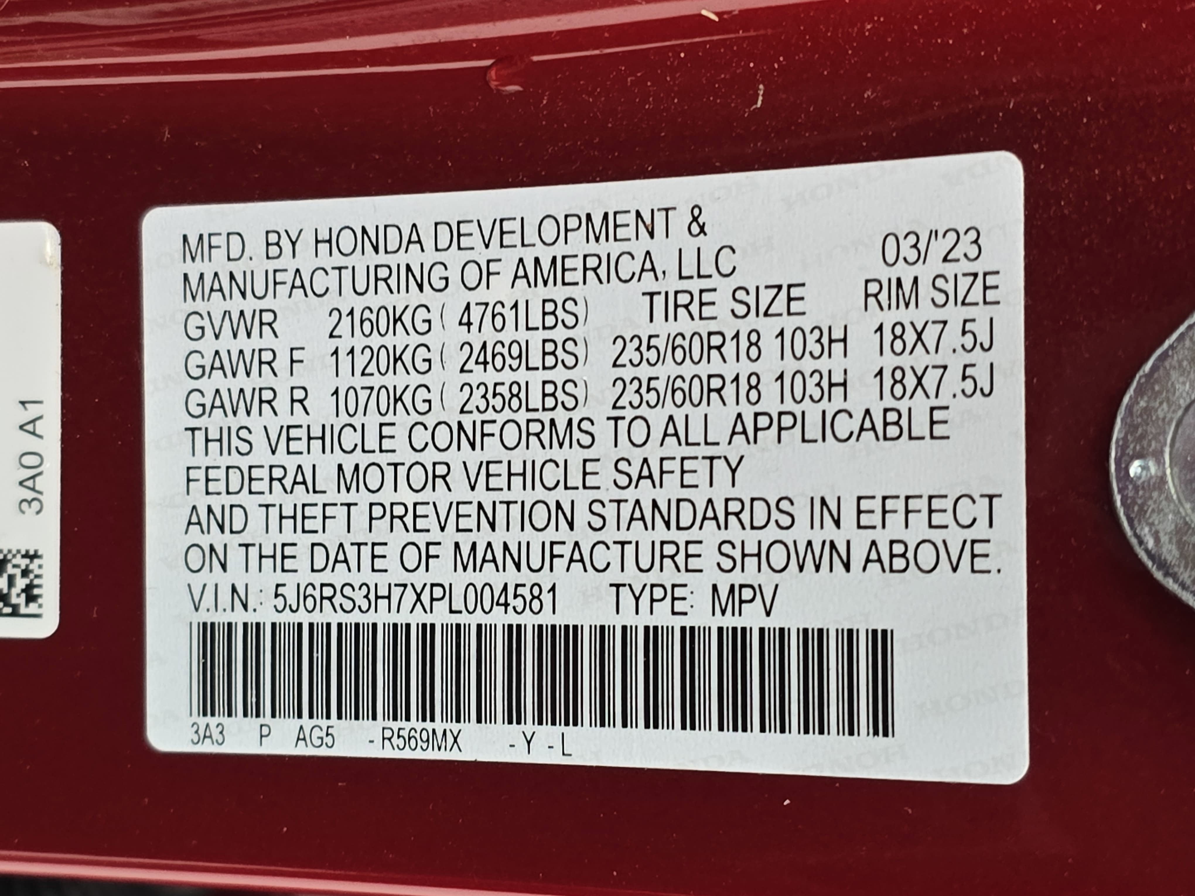 2023 Honda CR-V EX-L