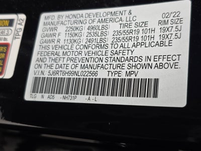 2022 Honda CR-V Hybrid Touring