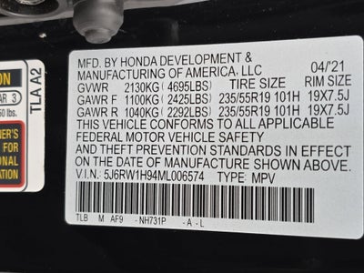 2021 Honda CR-V Touring