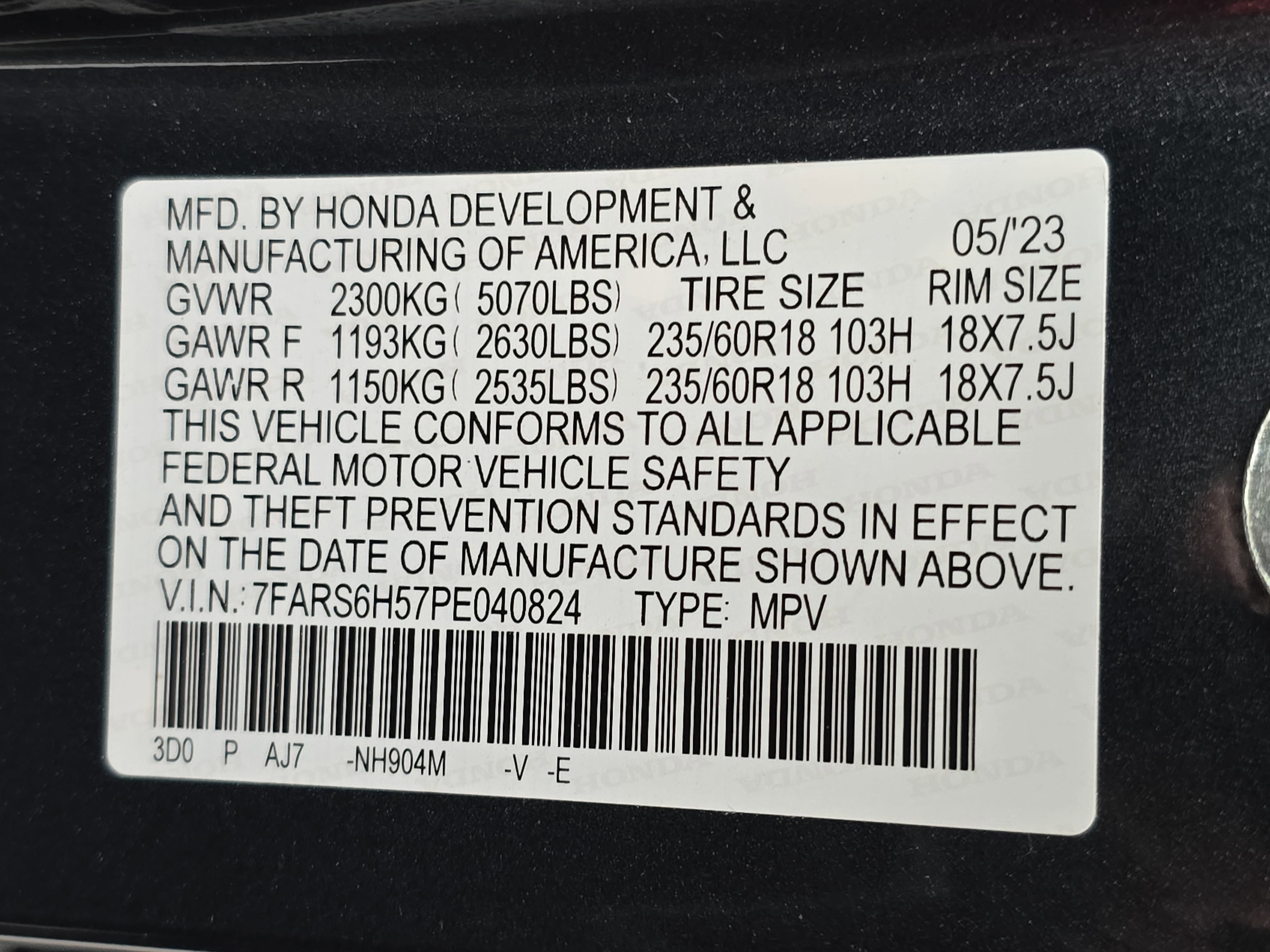 2023 Honda CR-V Hybrid Sport