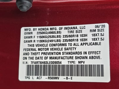 2020 Honda CR-V Hybrid EX-L