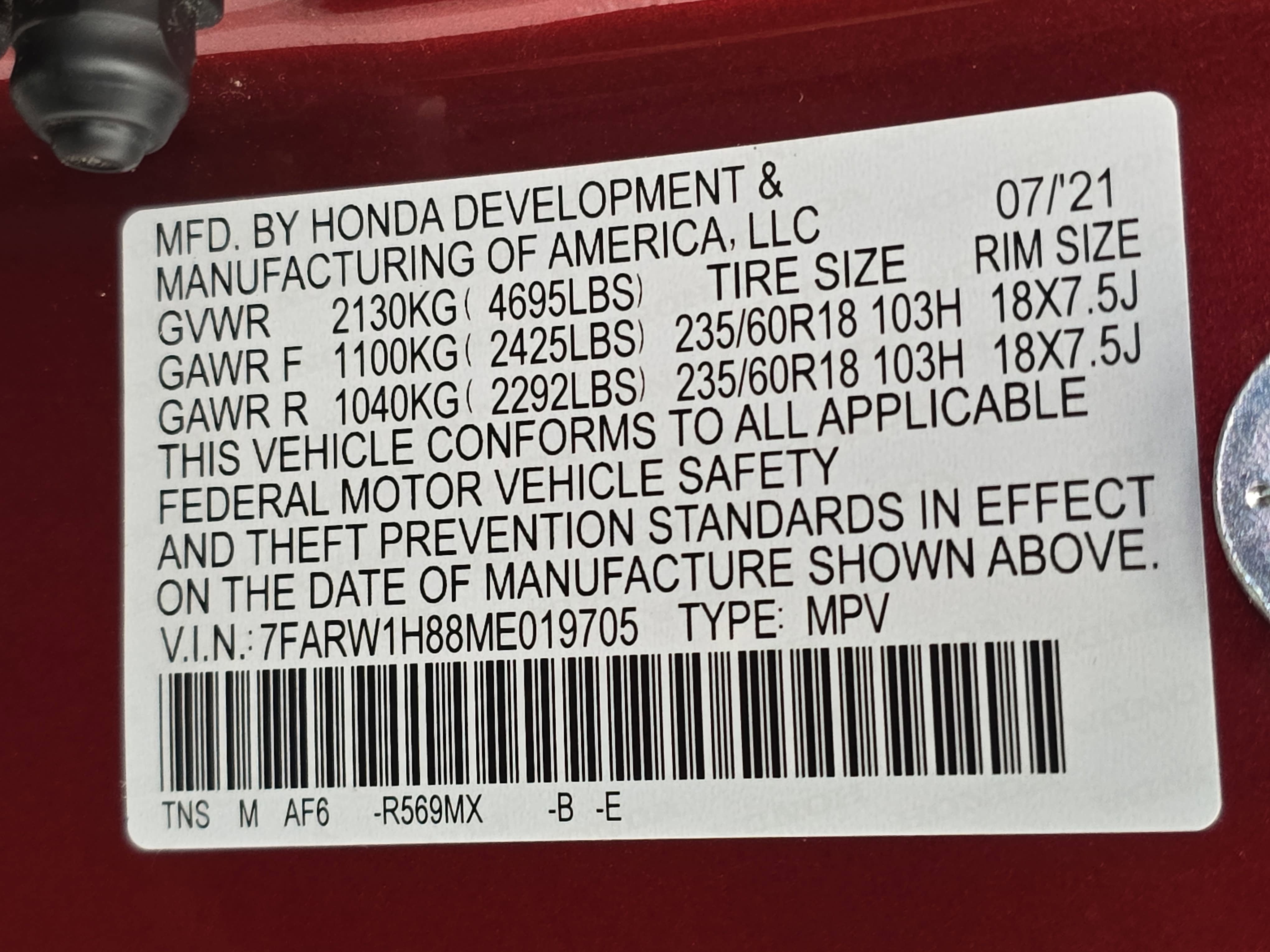 2021 Honda CR-V EX-L