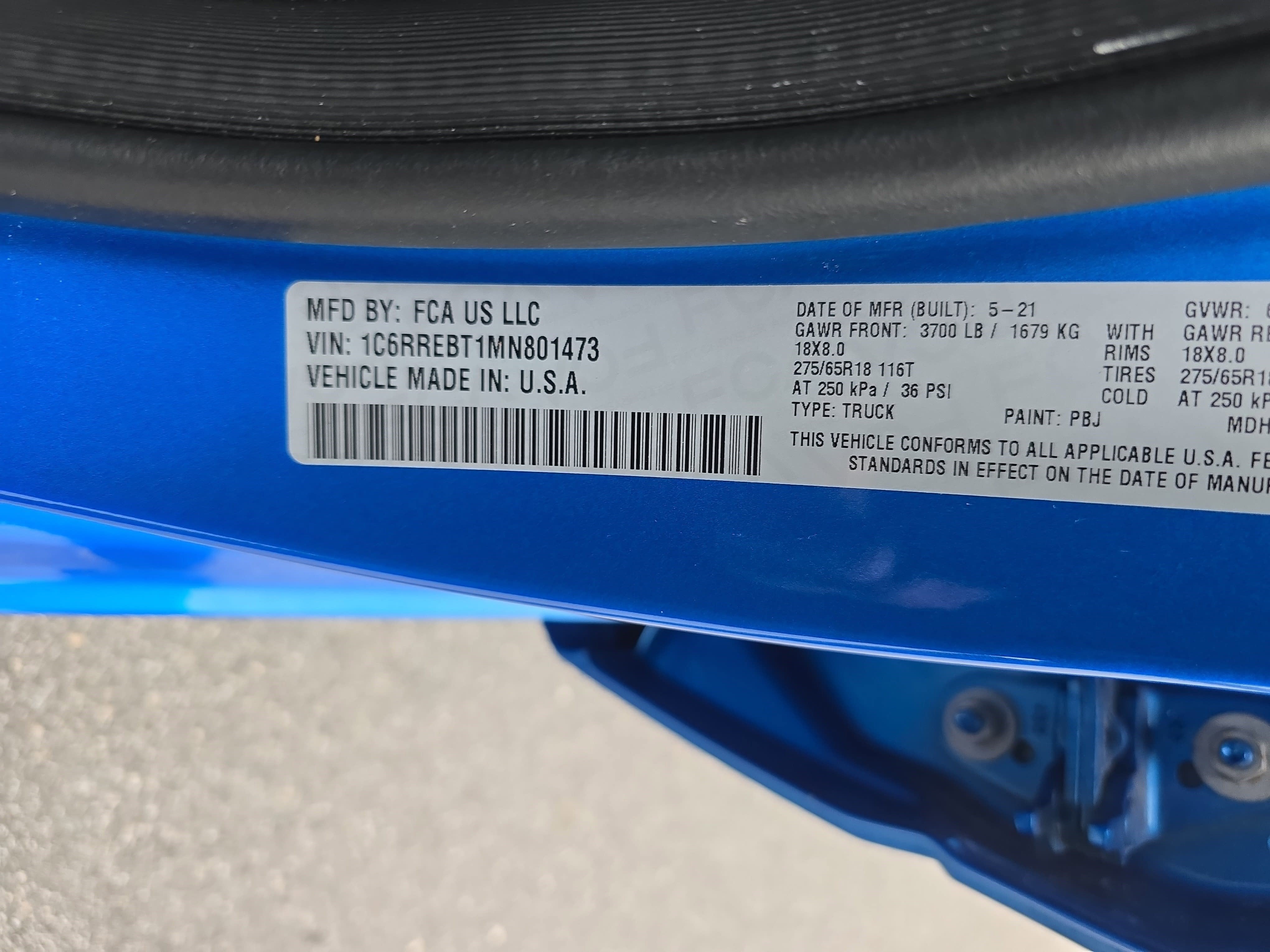 2021 RAM 1500 Big Horn