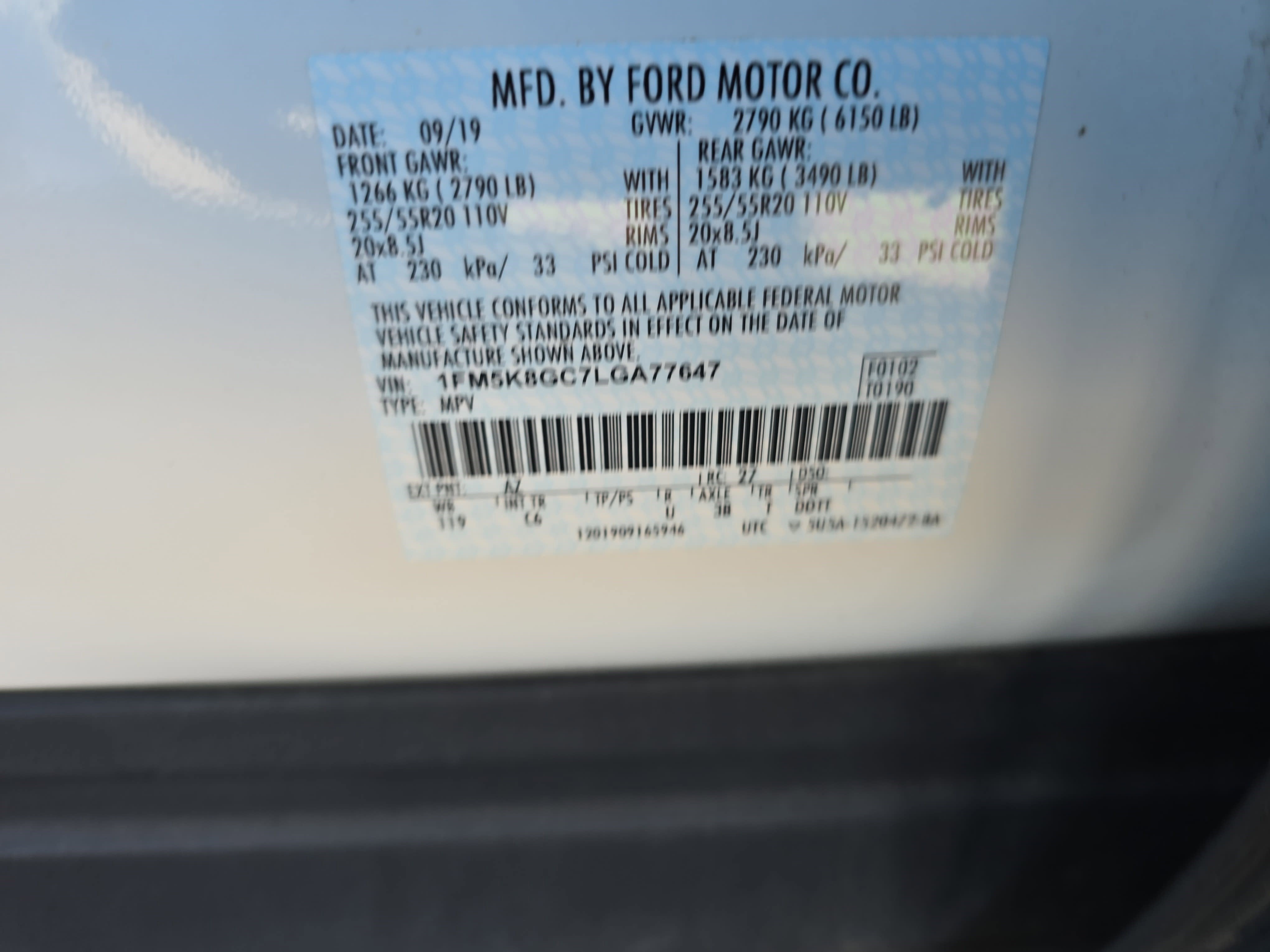 2020 Ford Explorer ST