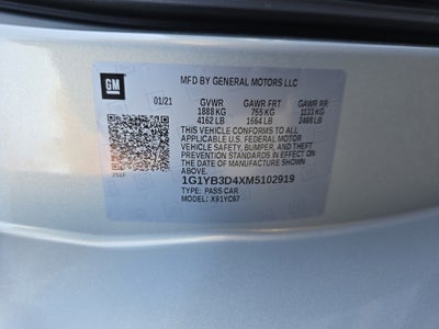 2021 Chevrolet Corvette 2LT