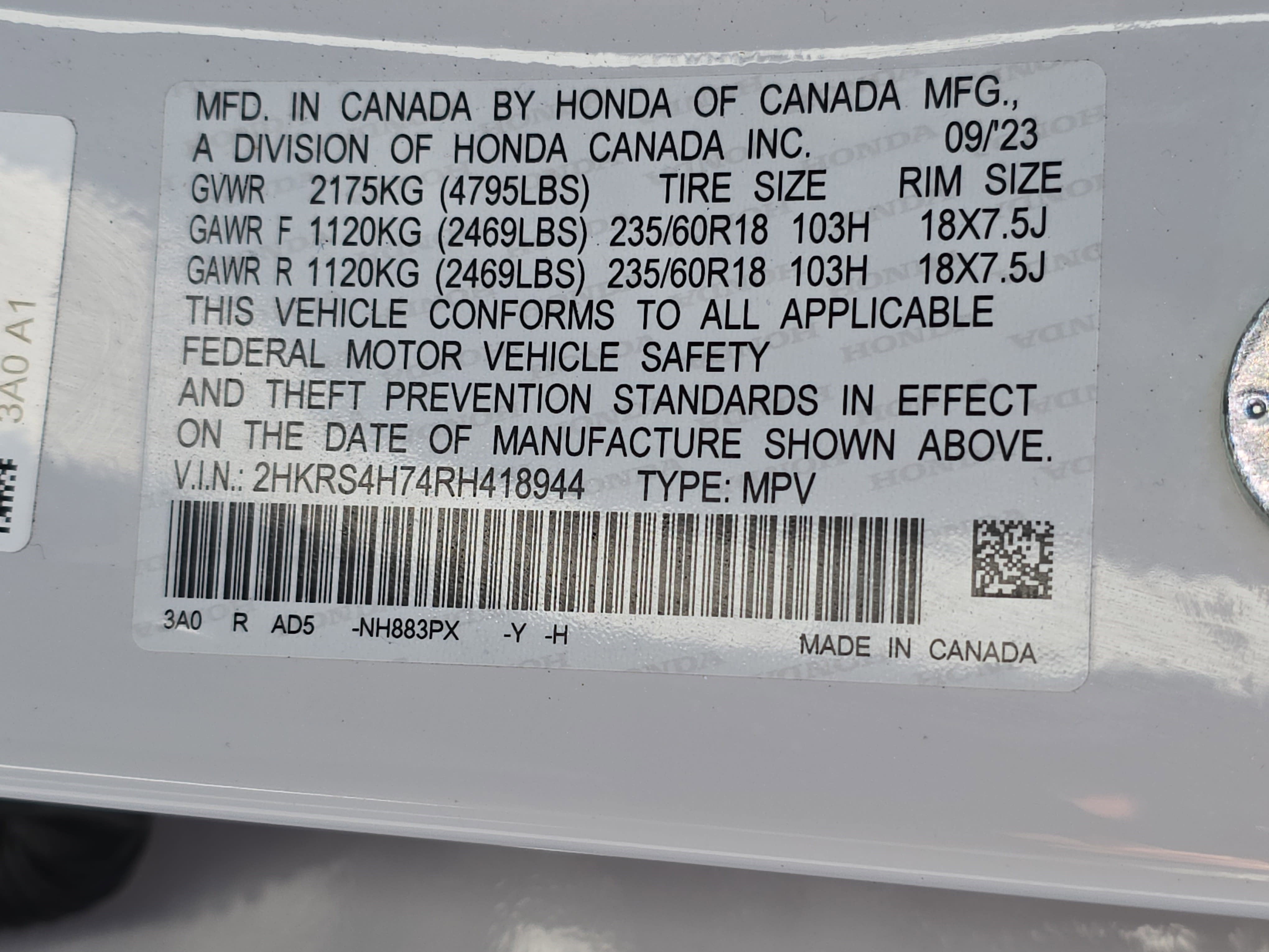 2024 Honda CR-V EX-L