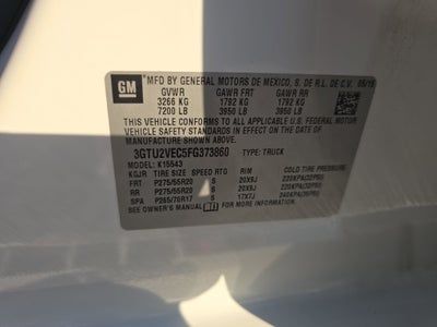 2015 GMC Sierra 1500 SLT