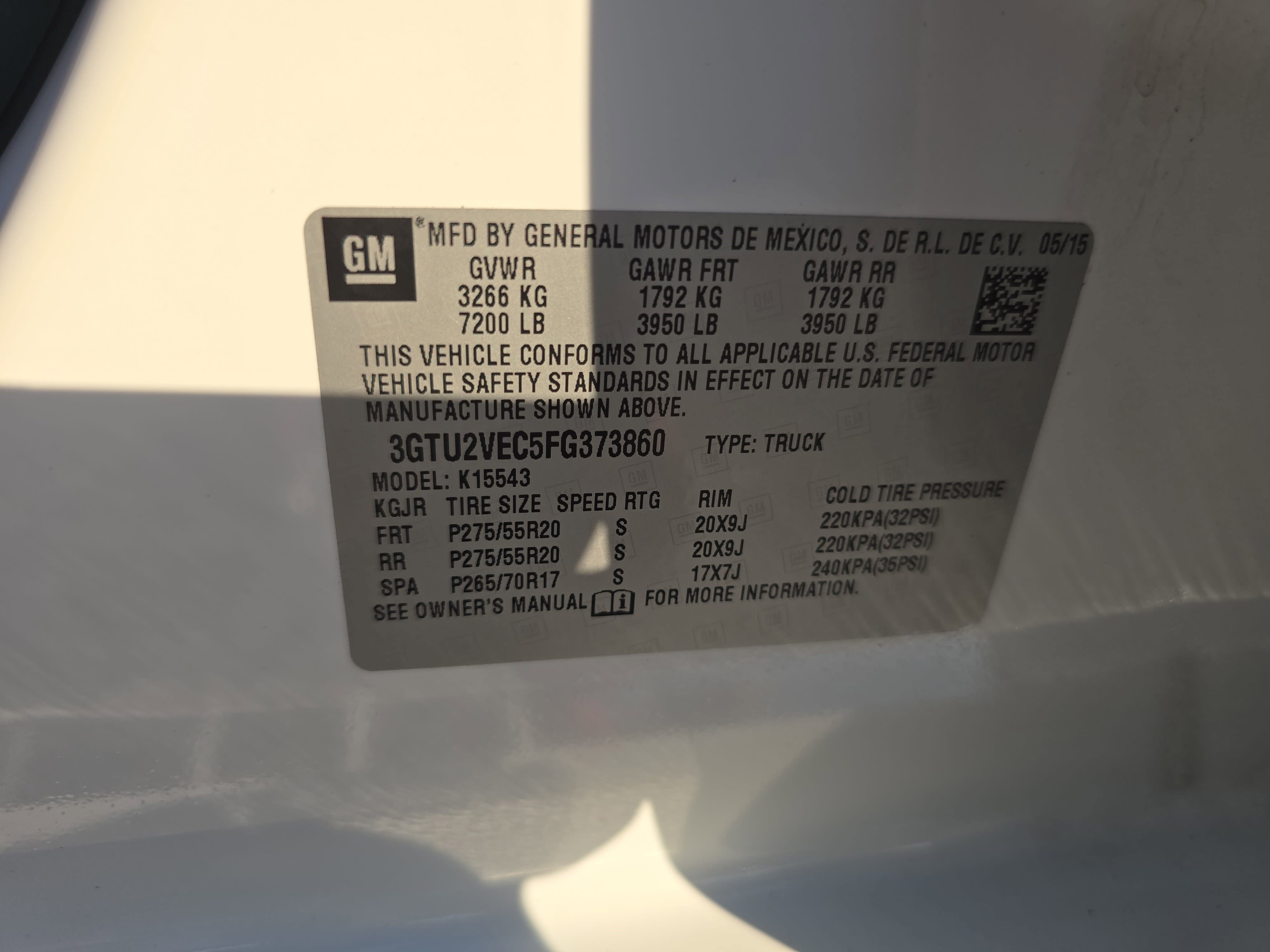 2015 GMC Sierra 1500 SLT