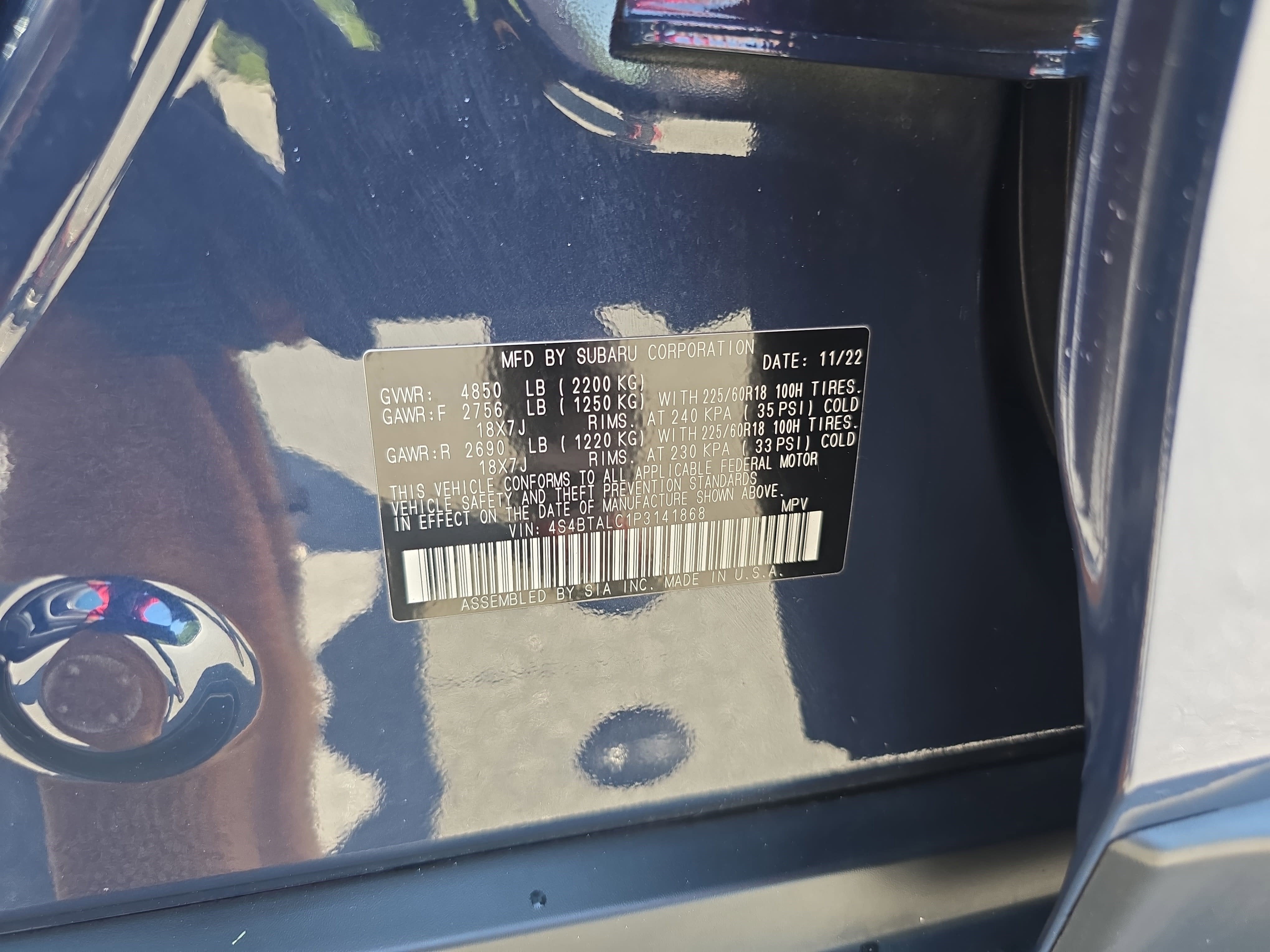 2023 Subaru Outback Onyx Edition