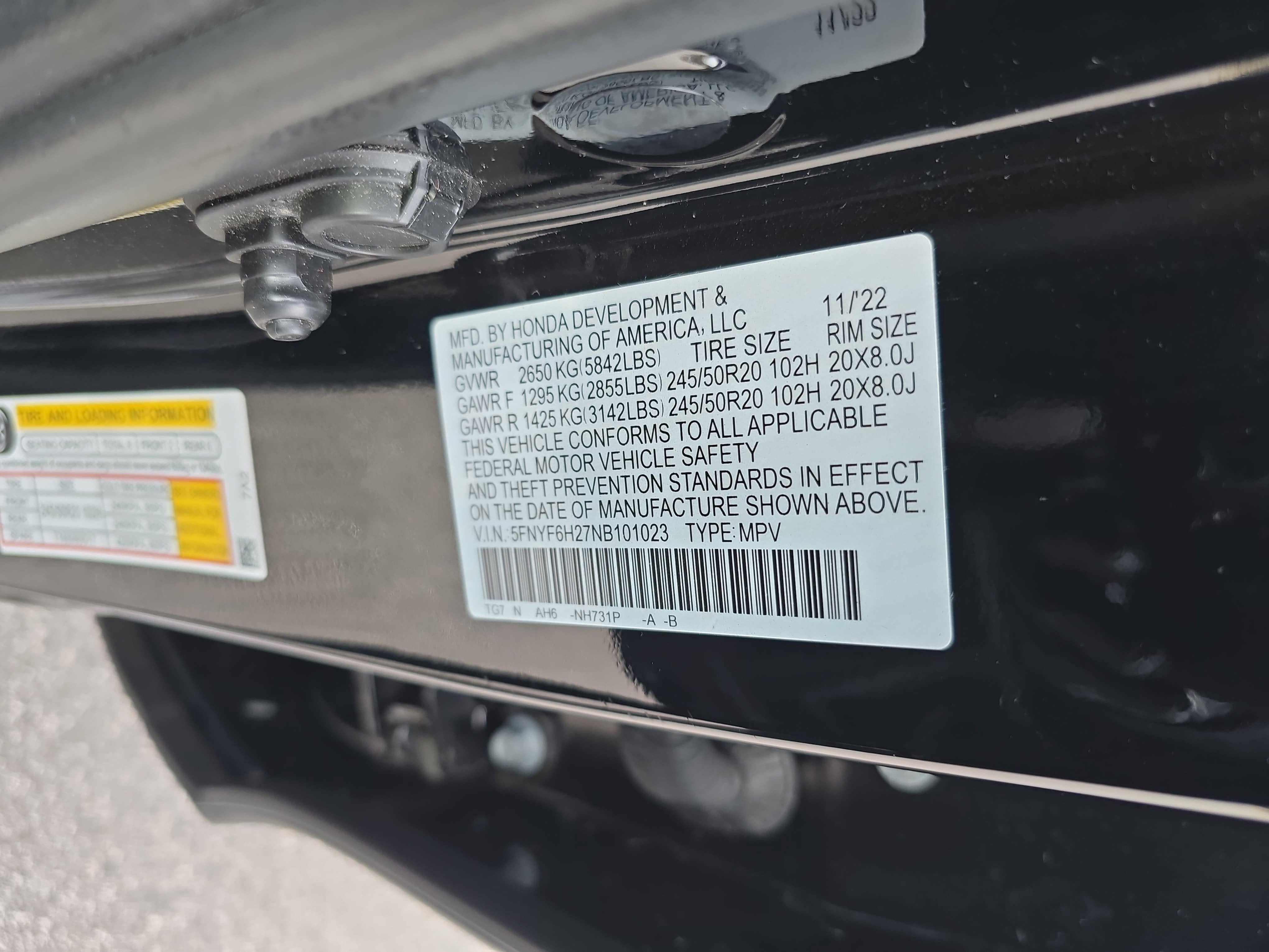 2022 Honda Pilot Special Edition