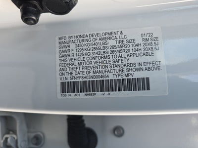 2022 Honda Passport Elite