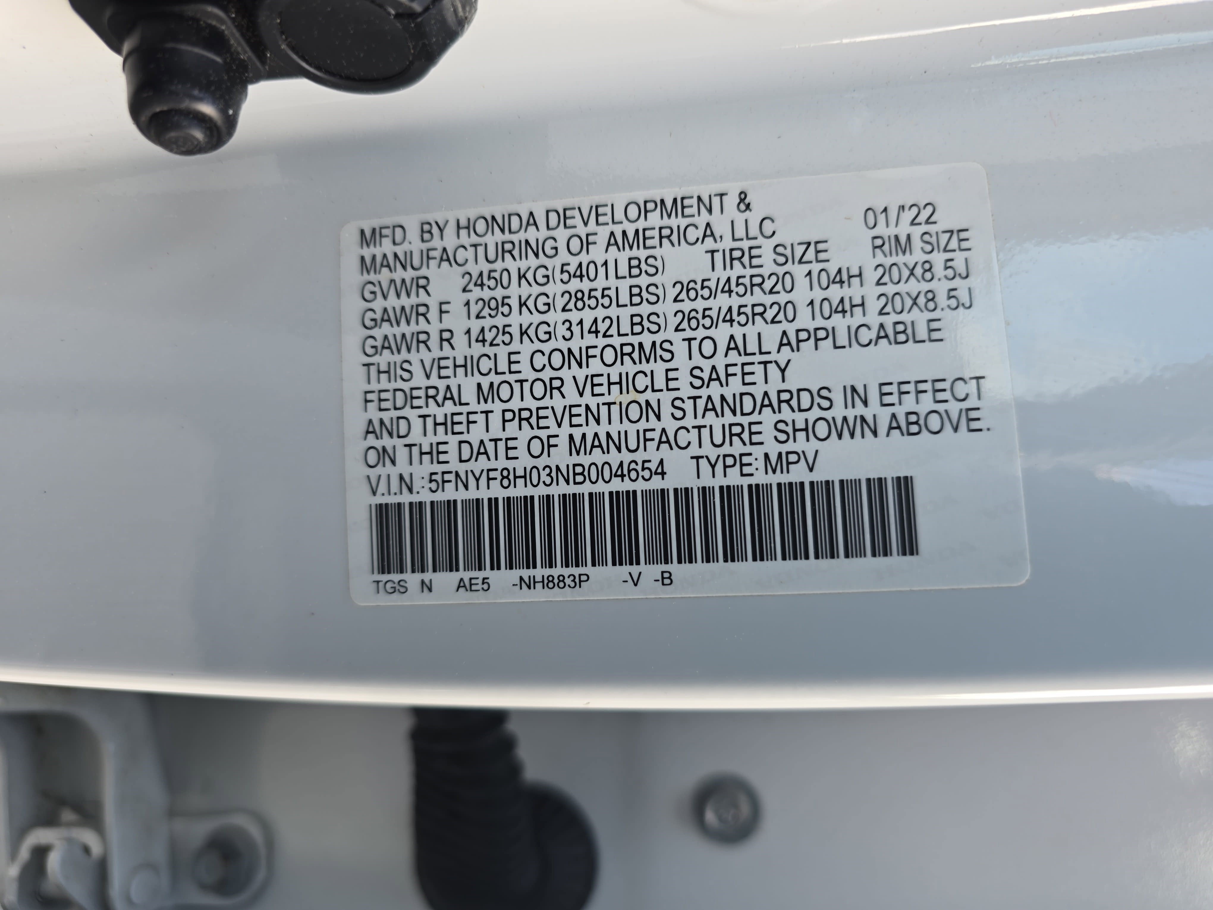 2022 Honda Passport Elite