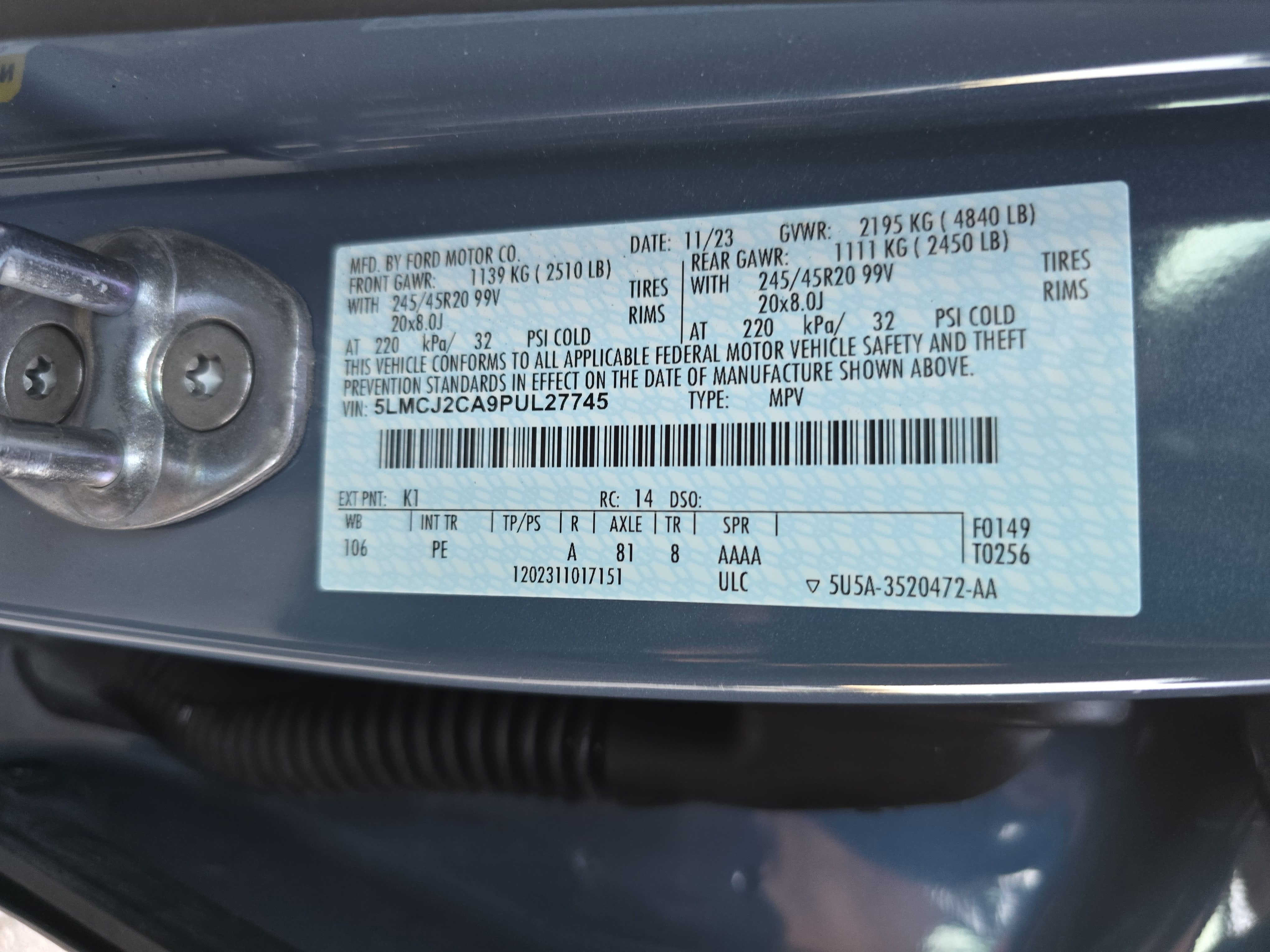 2023 Lincoln Corsair Reserve