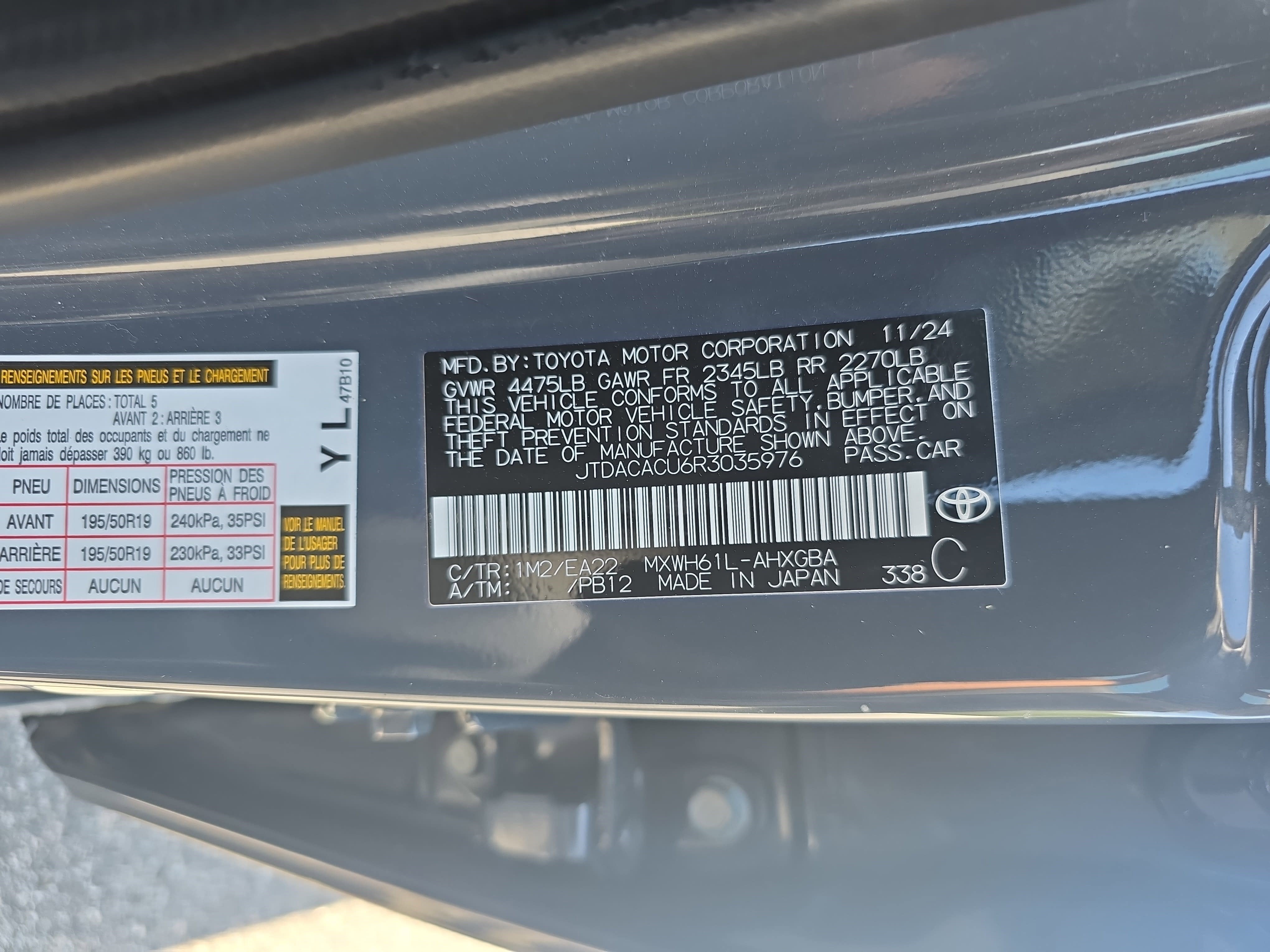 2024 Toyota Prius Prime XSE