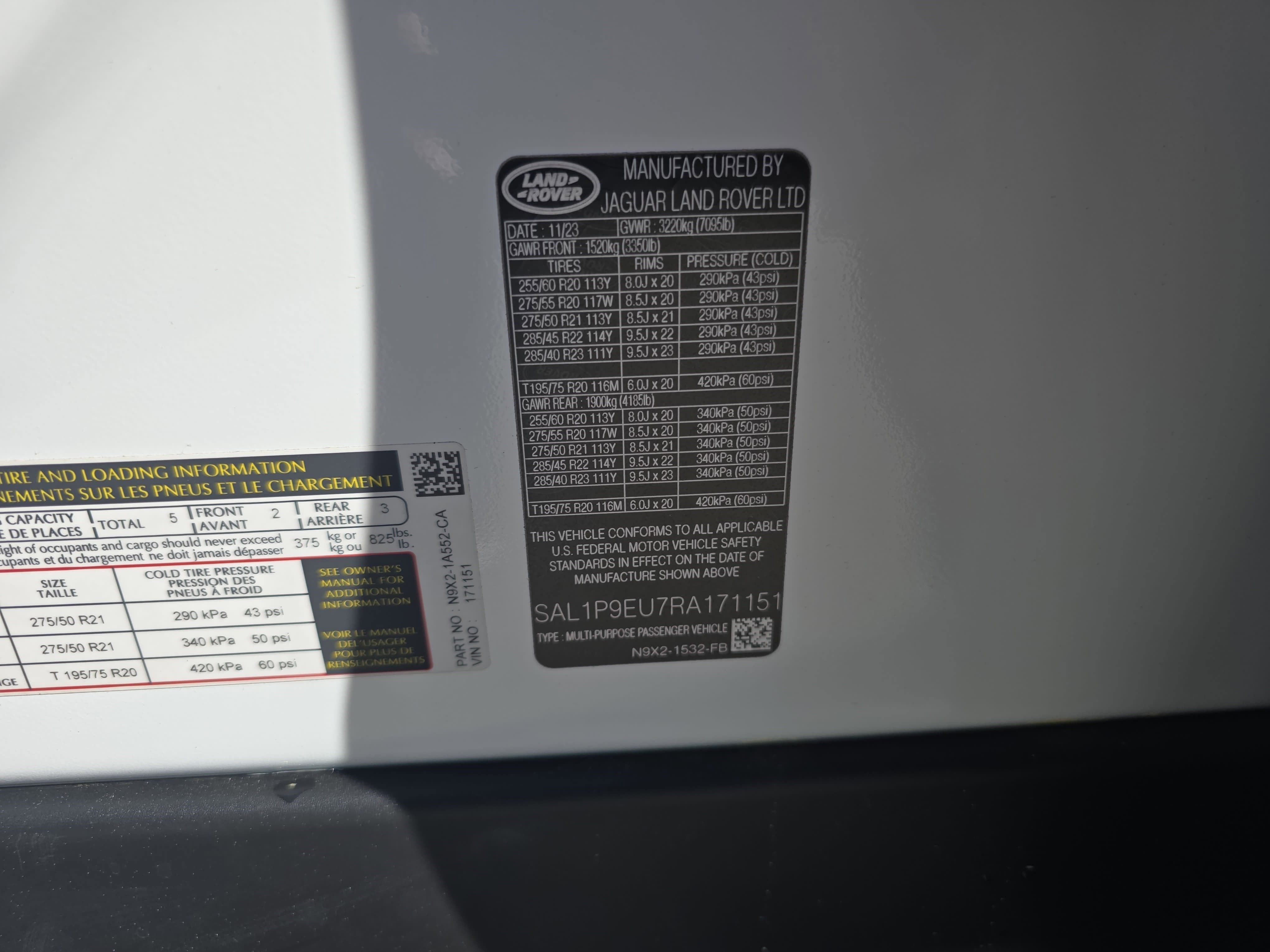 2024 Land Rover Range Rover Sport SE