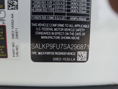 2025 Land Rover Range Rover SE