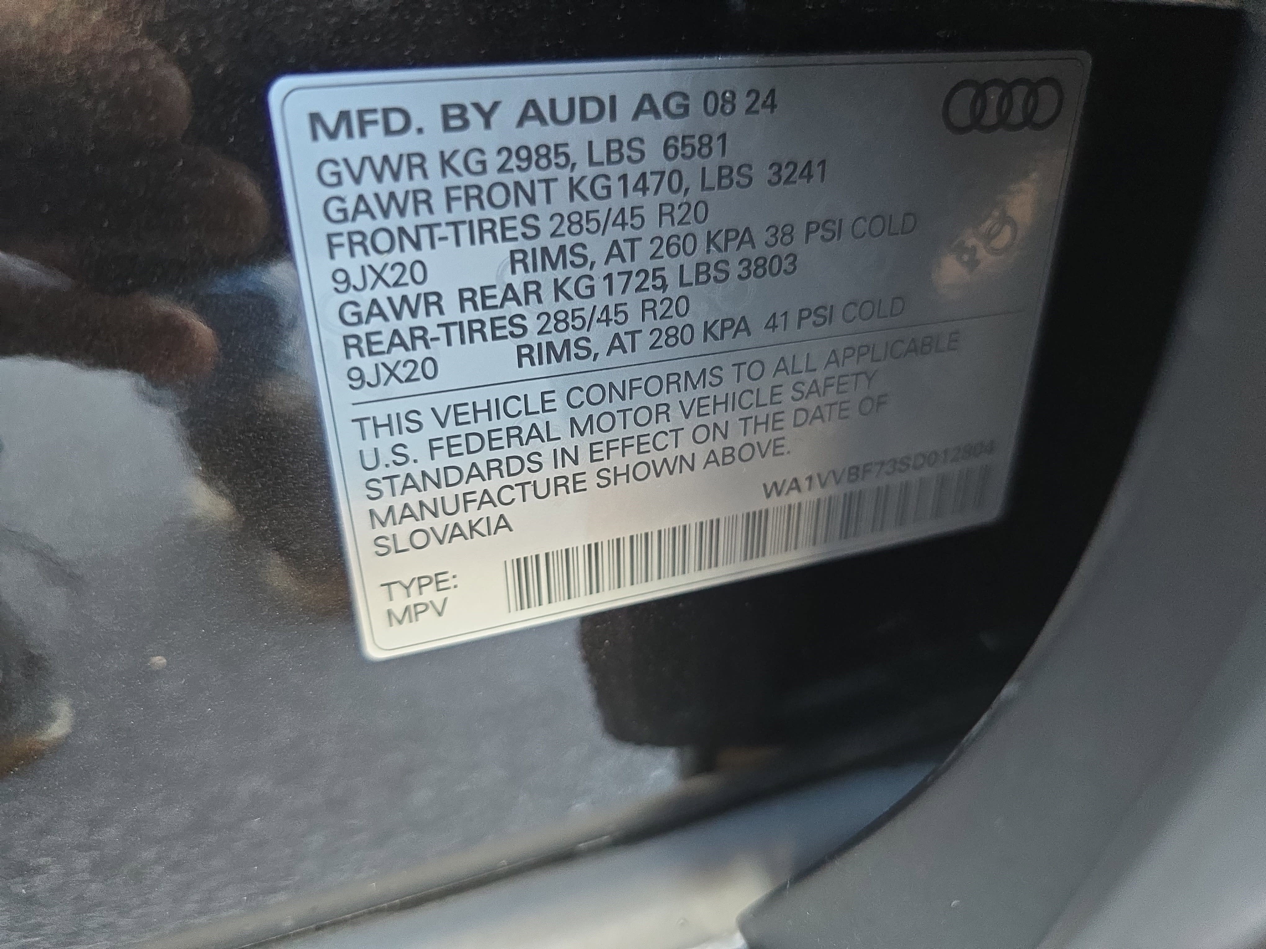 2025 Audi Q7 Prestige