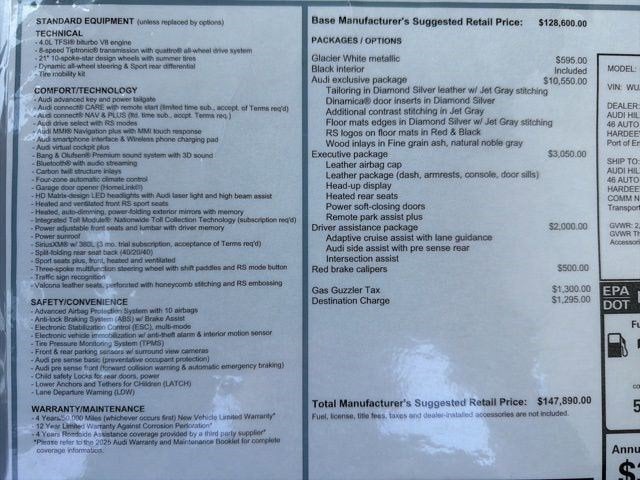 2025 Audi RS 7 performance