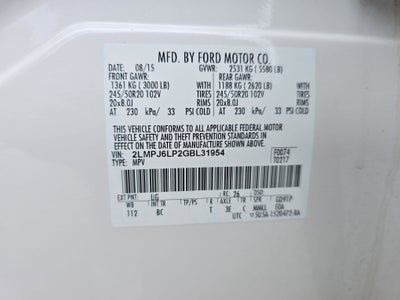 2016 Lincoln MKX Reserve