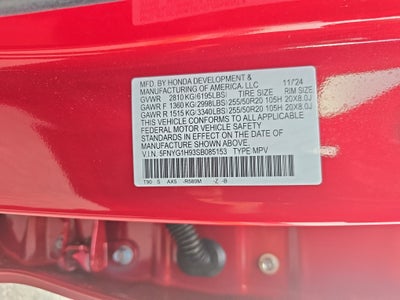 2025 Honda Pilot Black Edition