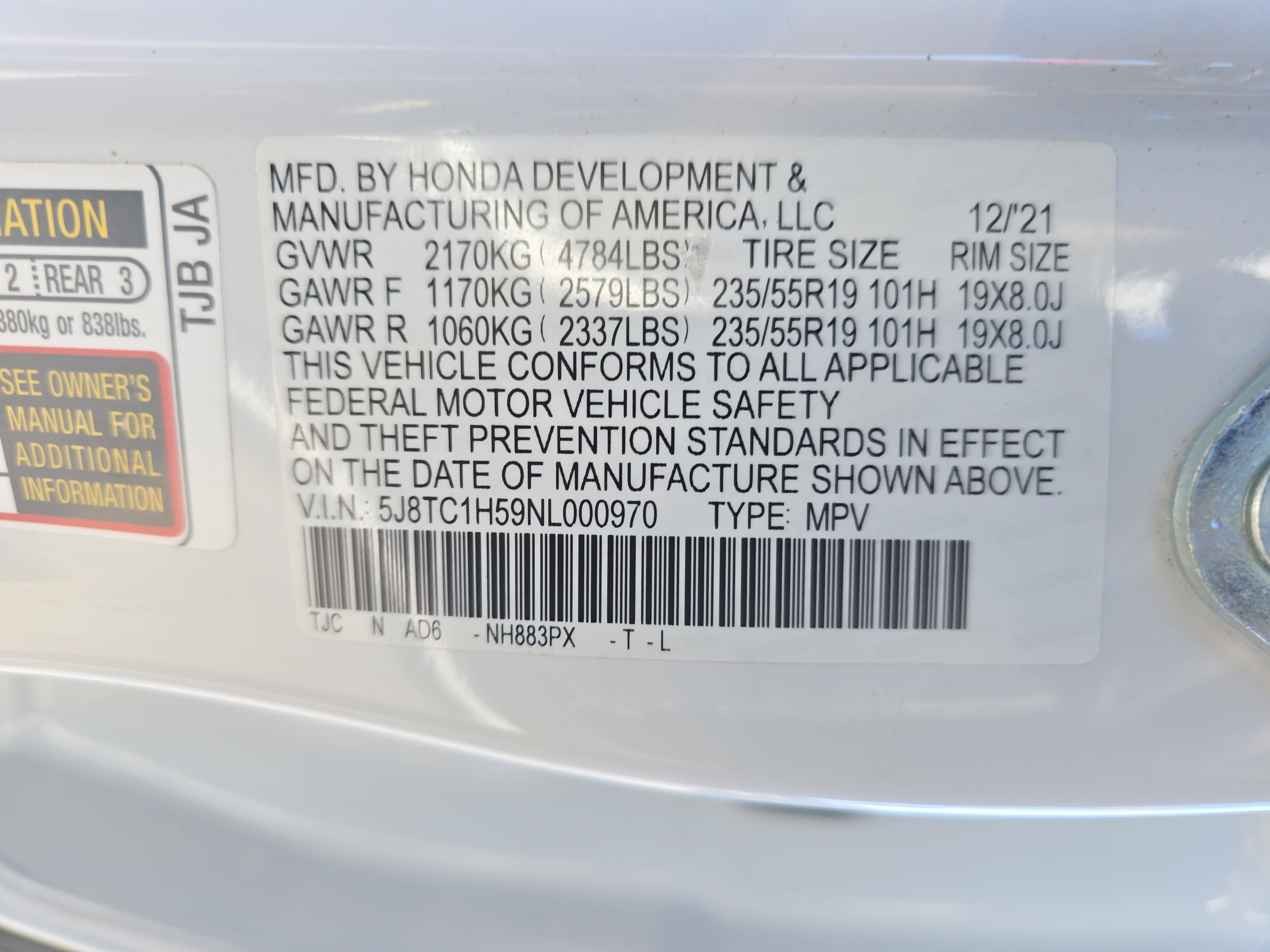 2022 Acura RDX w/Technology Package