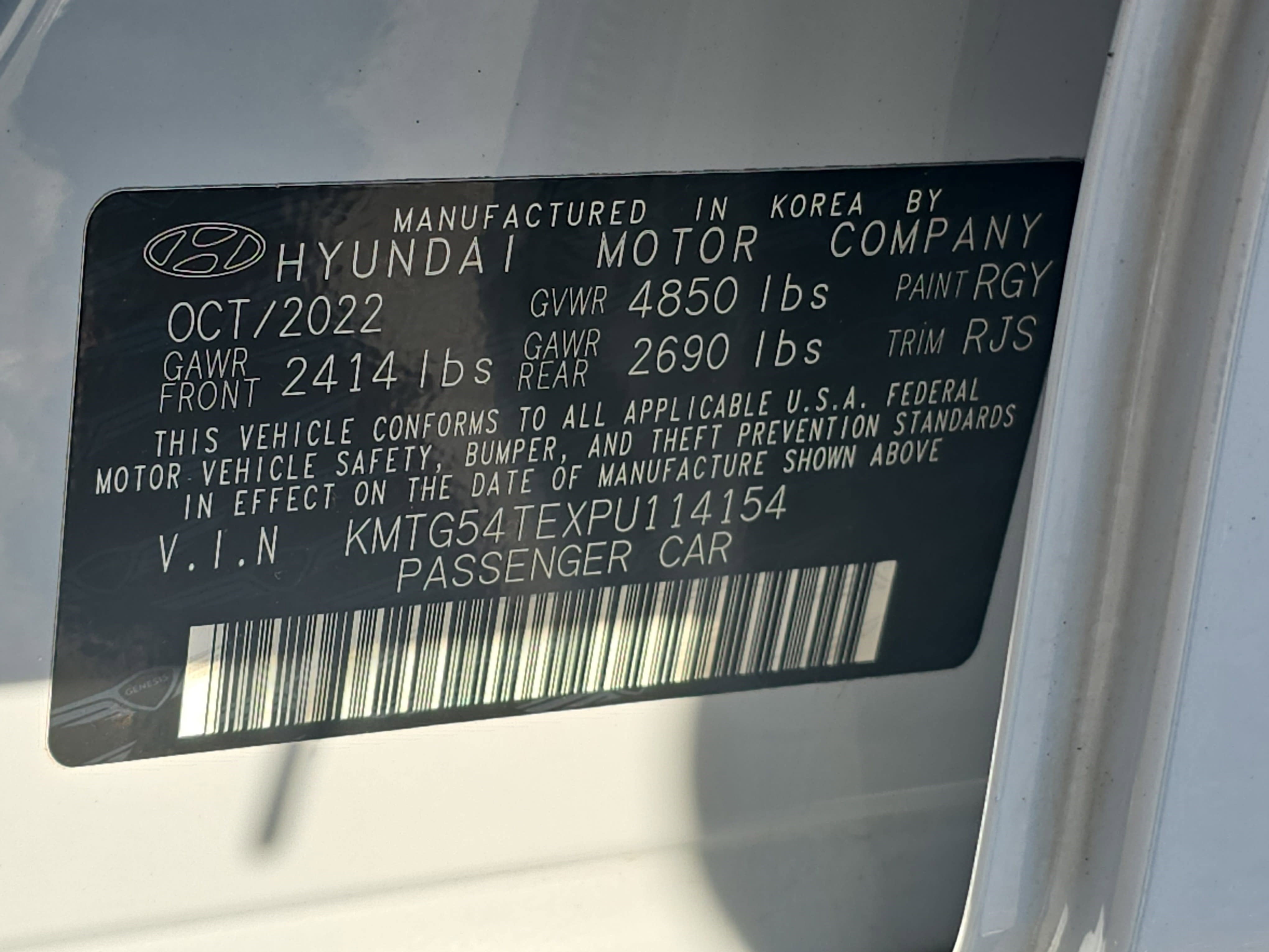 2023 Genesis G70 3.3T