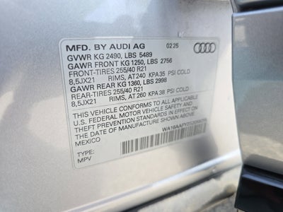 2025 Audi Q5 Sportback S line Prestige
