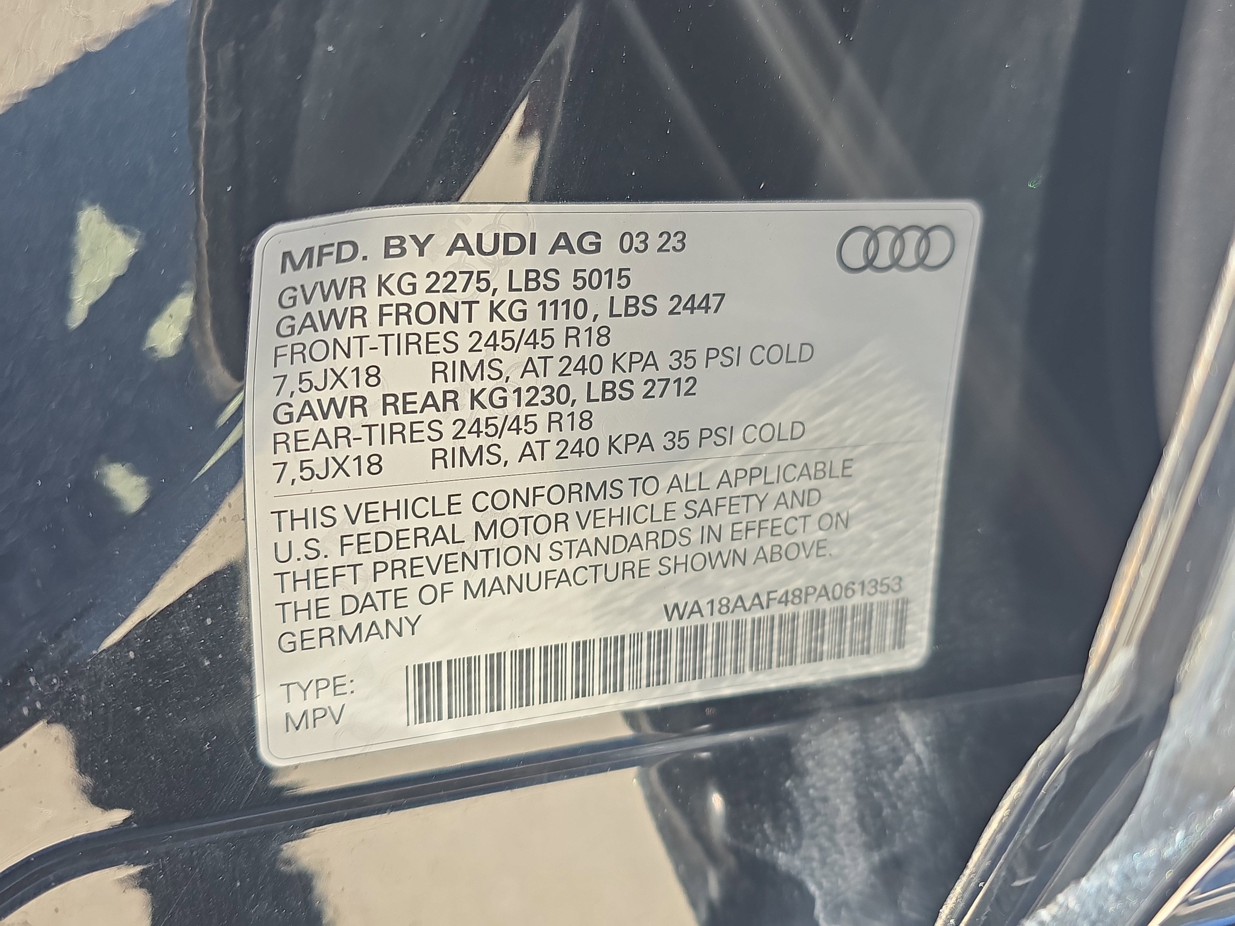 2023 Audi A4 allroad Premium Plus