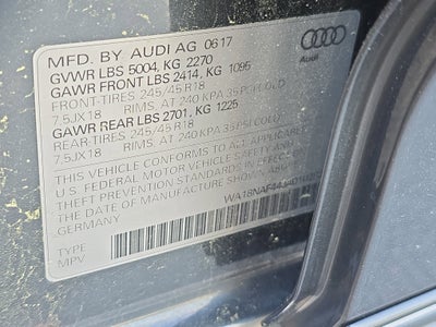 2018 Audi A4 allroad Premium Plus