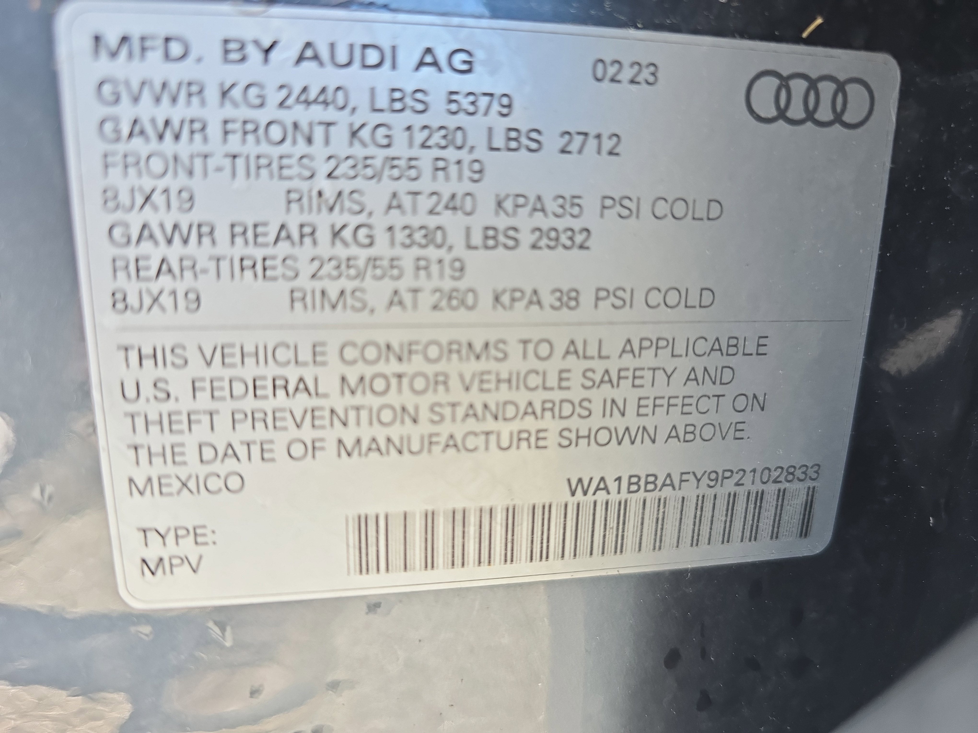 2023 Audi Q5 Premium Plus