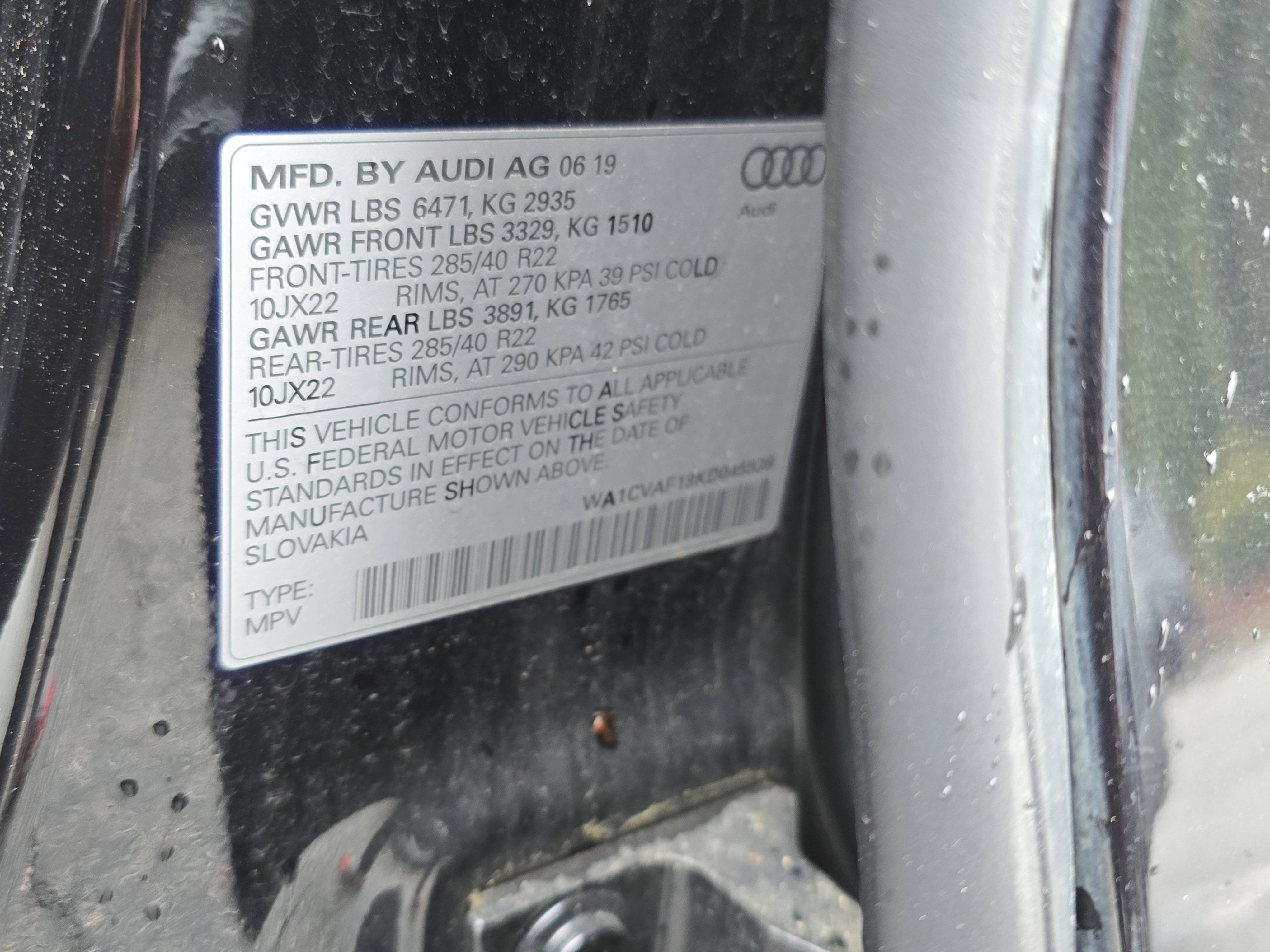 2019 Audi Q8 Prestige