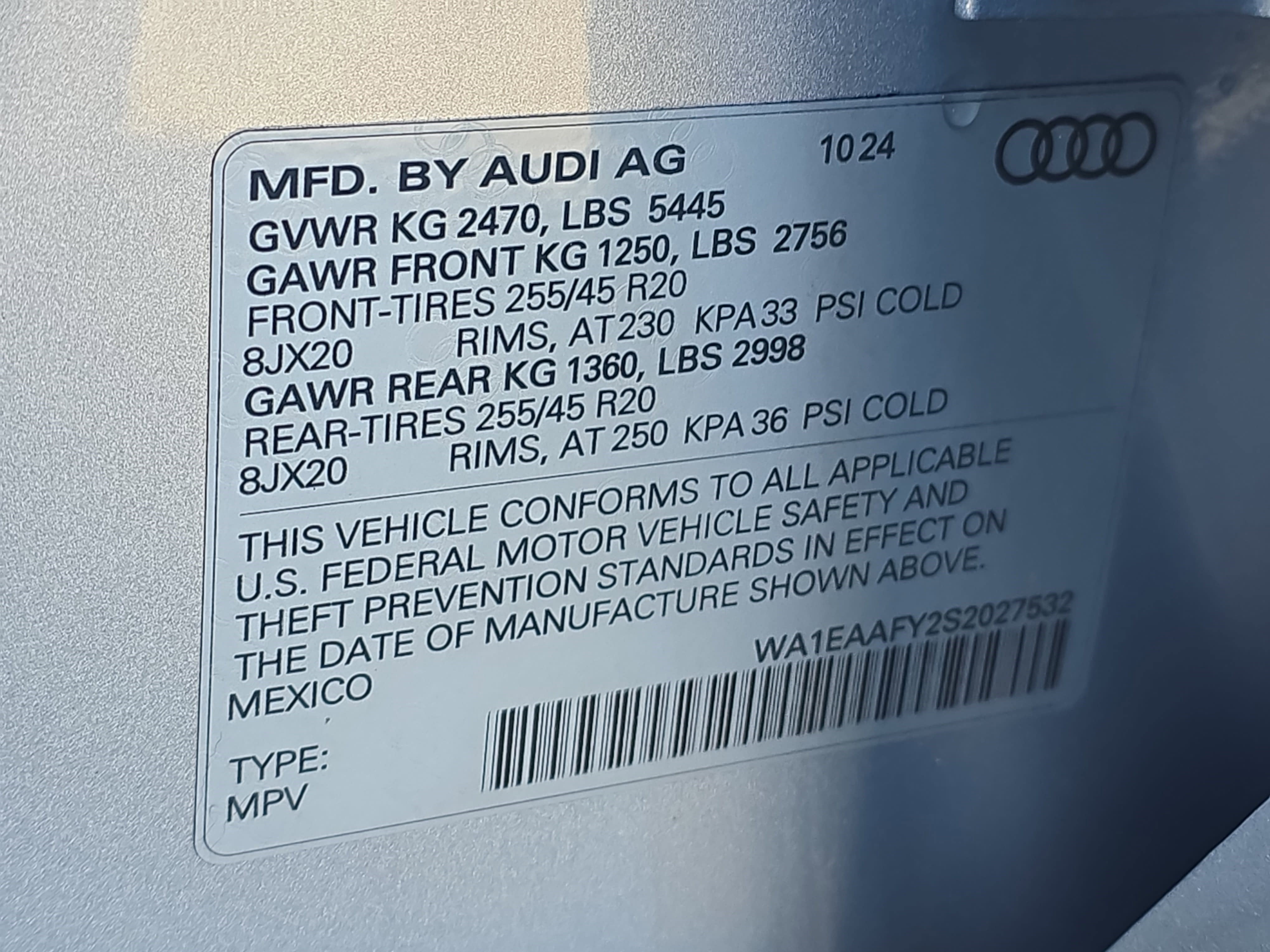 2025 Audi Q5 S line Premium Plus