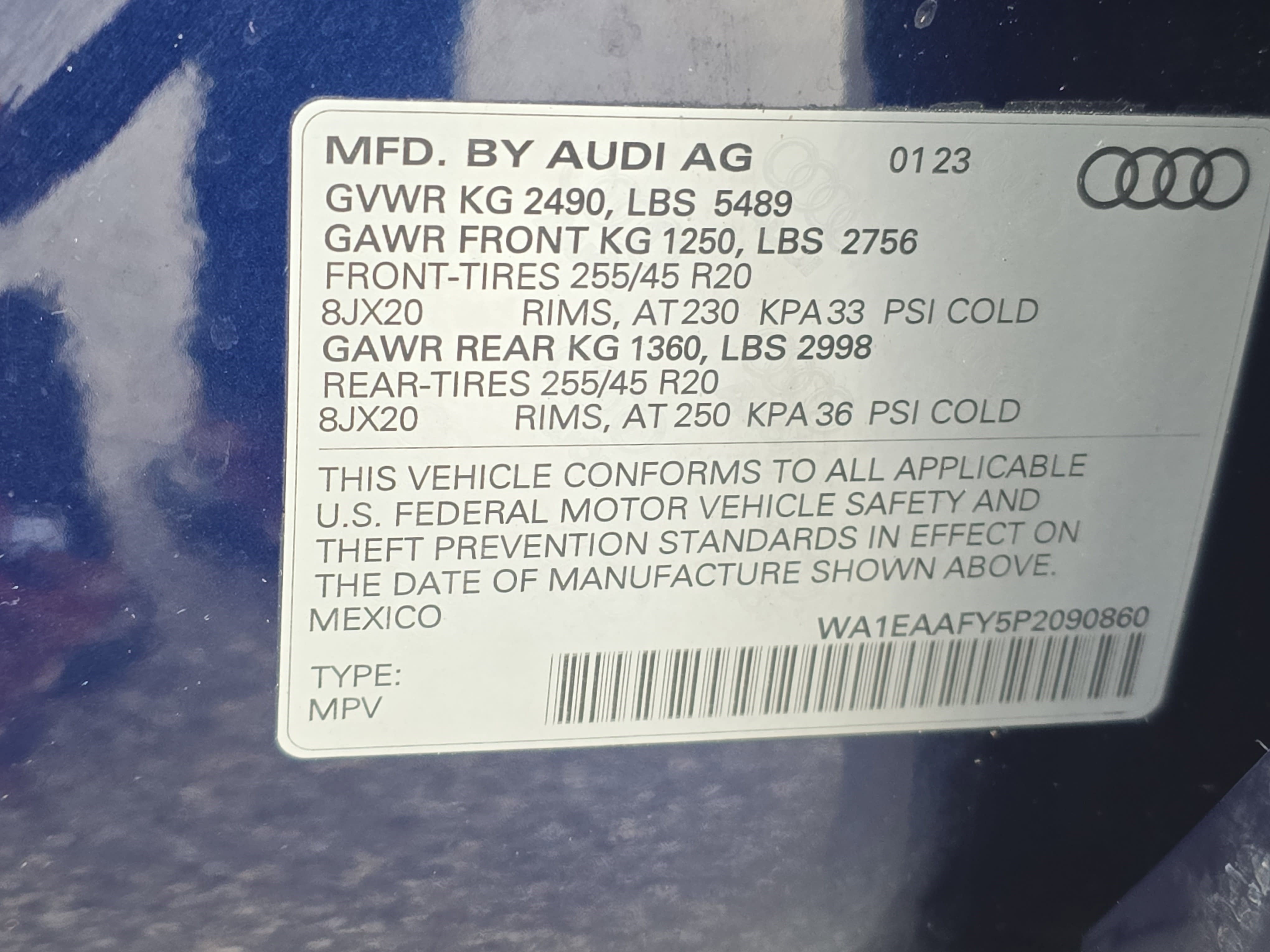 2023 Audi Q5 S line Premium Plus