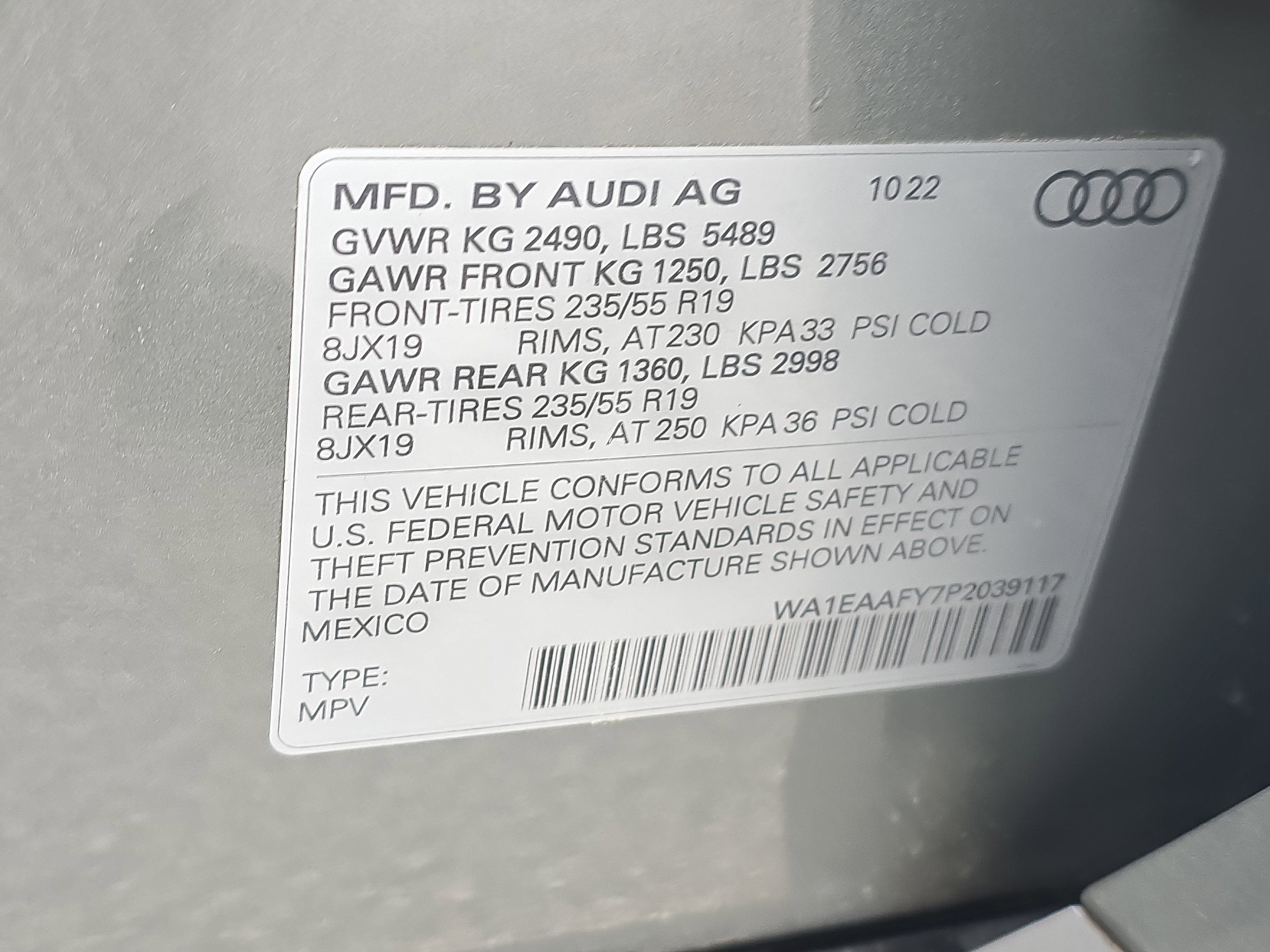 2023 Audi Q5 S line Premium Plus