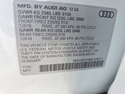 2025 Audi Q3 S line Premium Plus