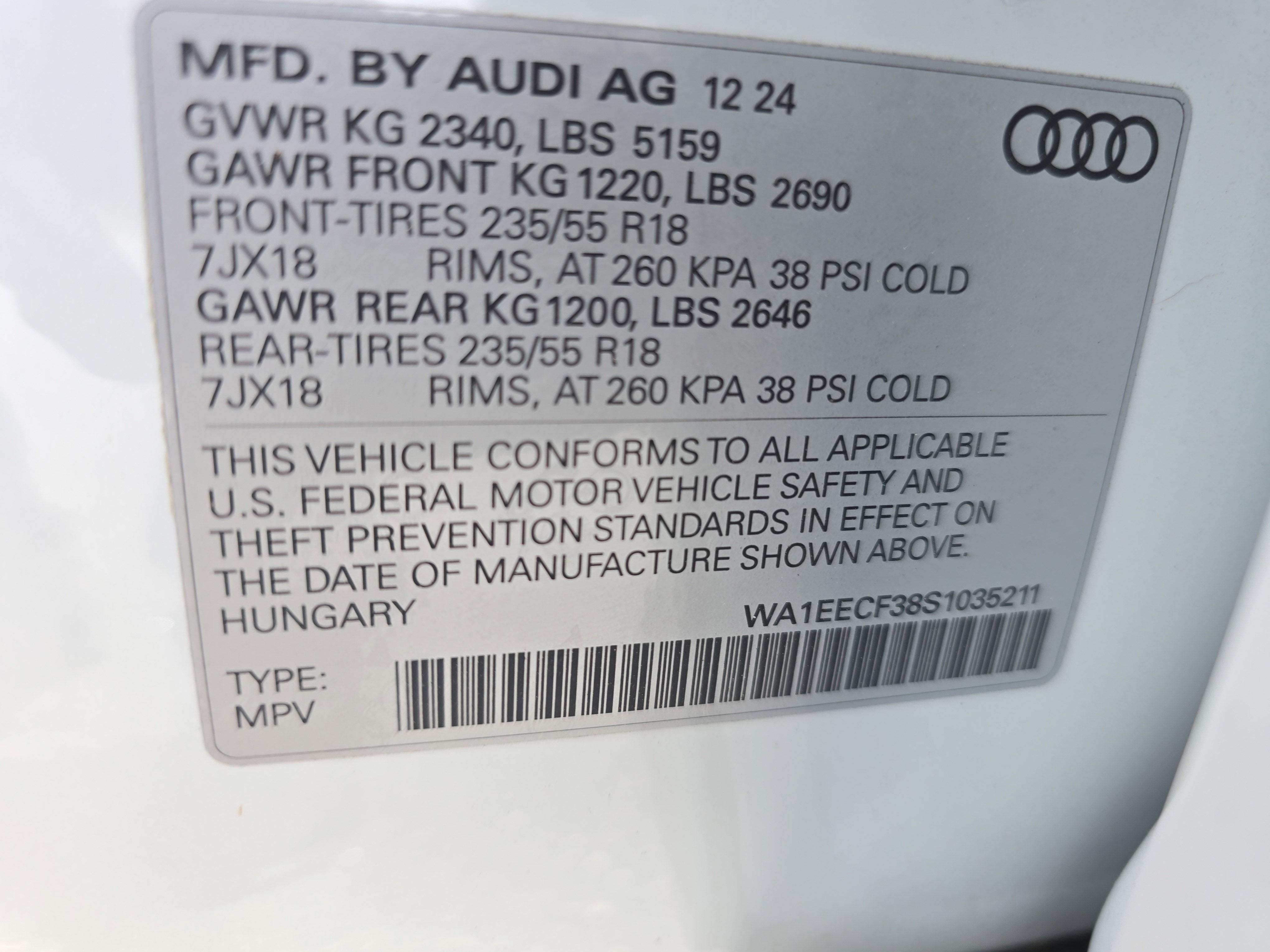 2025 Audi Q3 S line Premium Plus