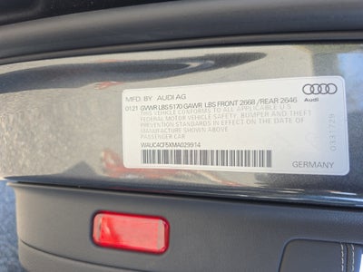 2021 Audi S5 Sportback Premium Plus