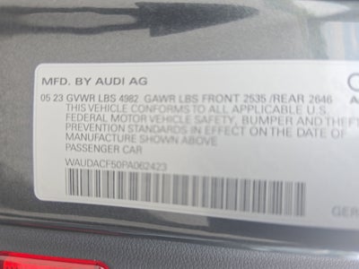 2023 Audi A5 Sportback S line Premium