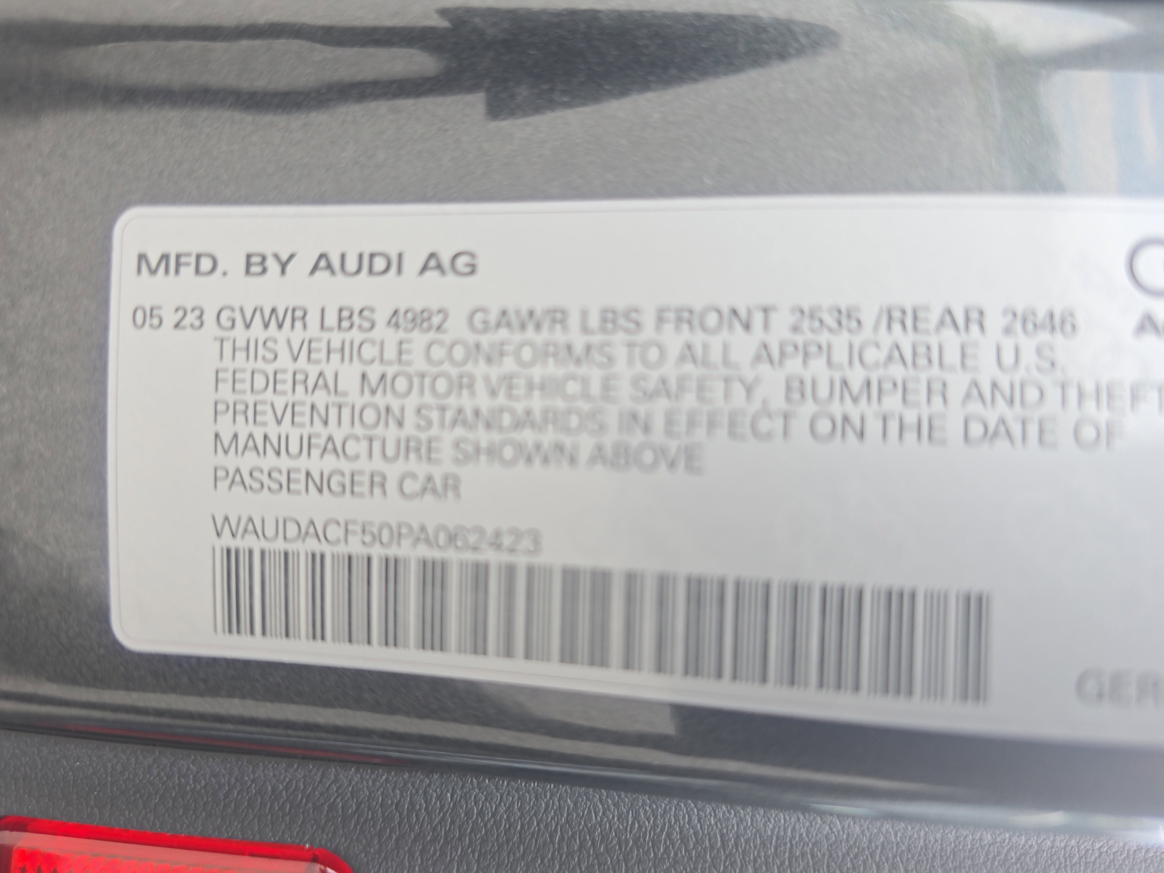 2023 Audi A5 Sportback S line Premium