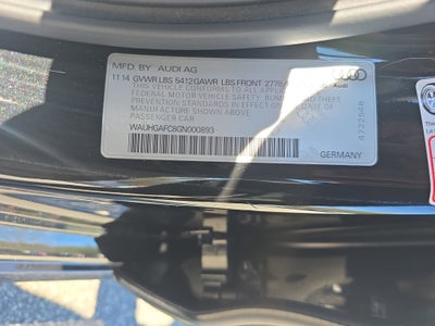 2016 Audi A6 3.0T Prestige