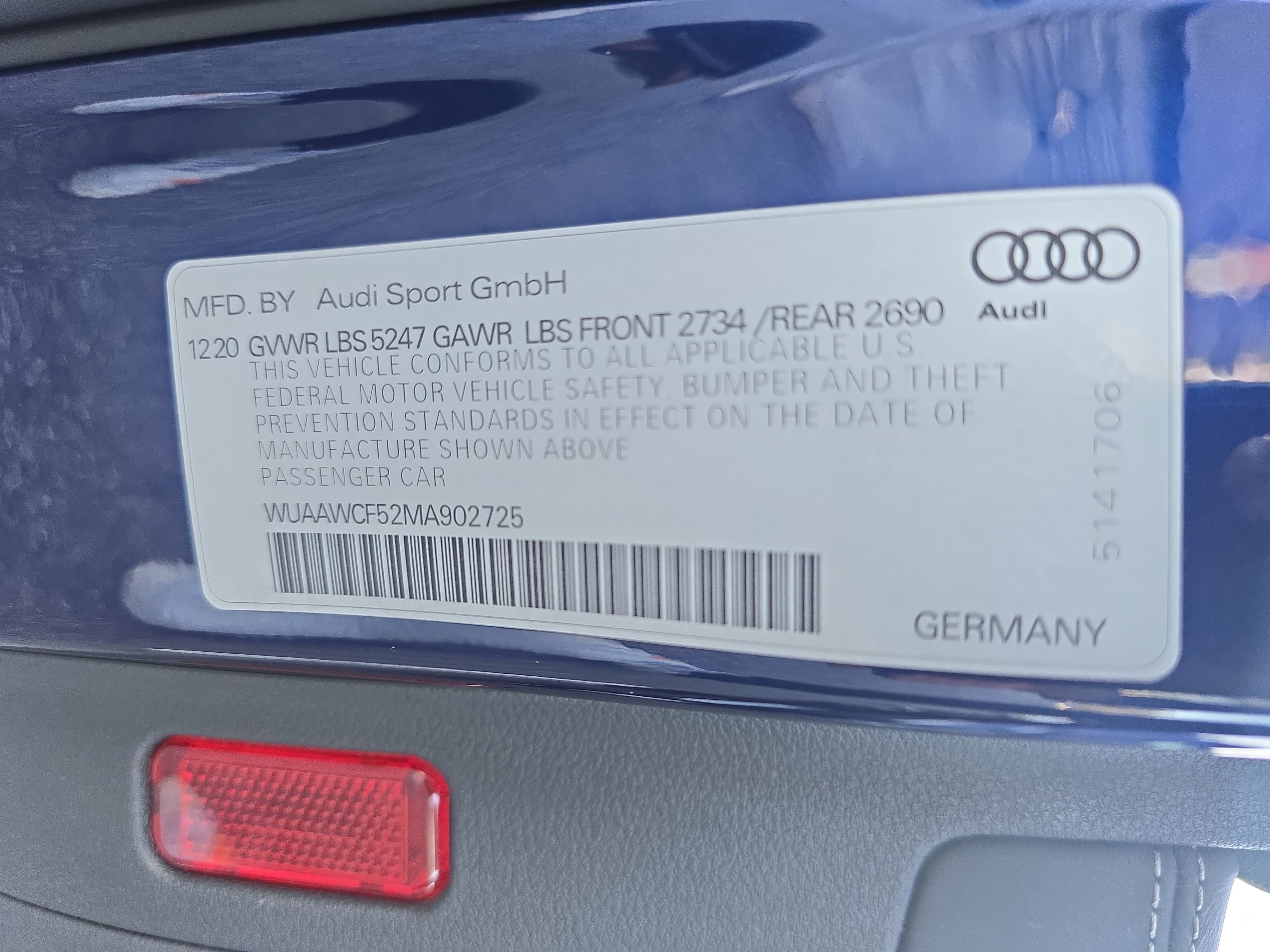 2021 Audi RS 5 Sportback 2.9T