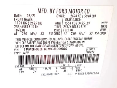 2021 Ford Explorer Base