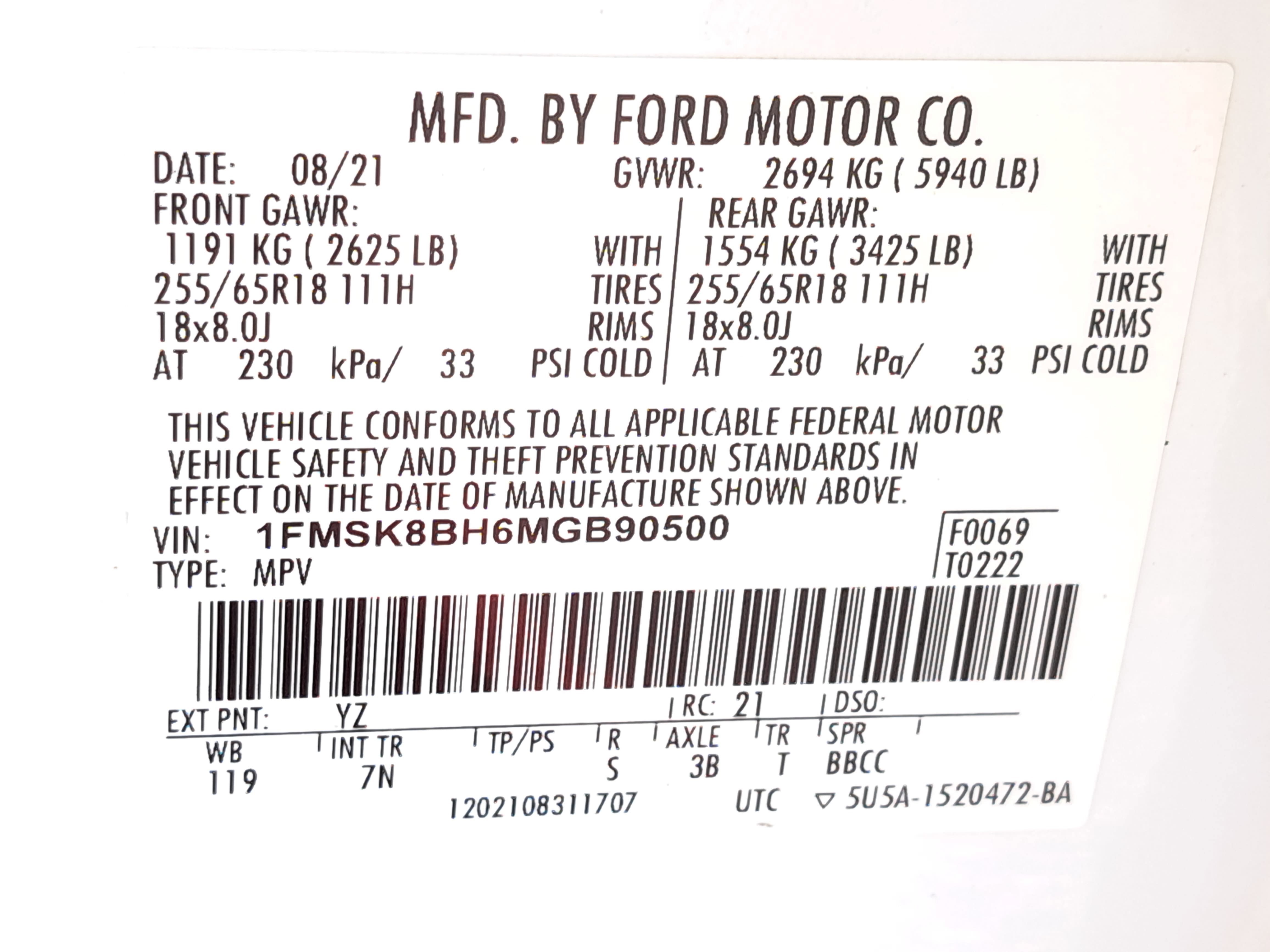 2021 Ford Explorer Base