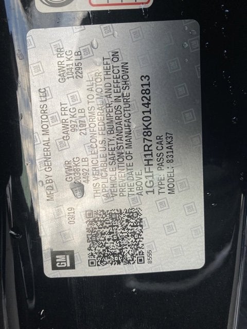 2019 Chevrolet Camaro 2SS