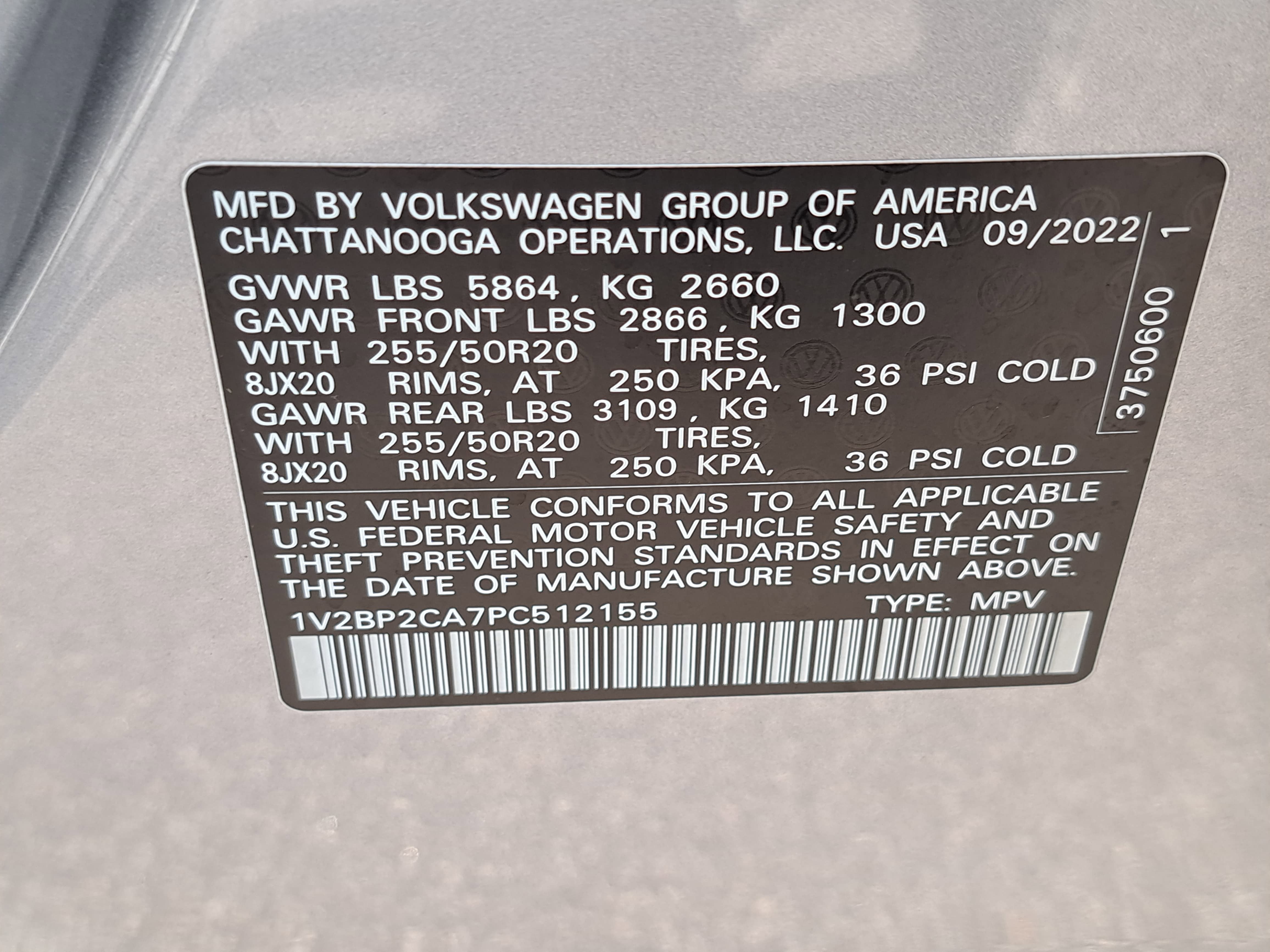 2023 Volkswagen Atlas 2.0T SEL