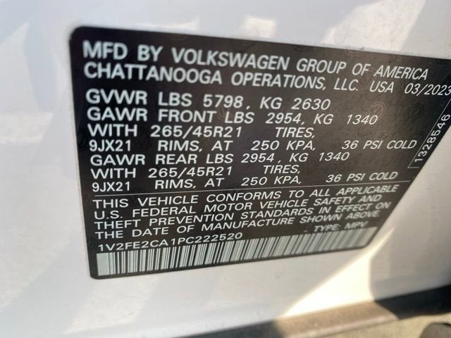 2023 Volkswagen Atlas Cross Sport 3.6L V6 SEL Premium R-Line