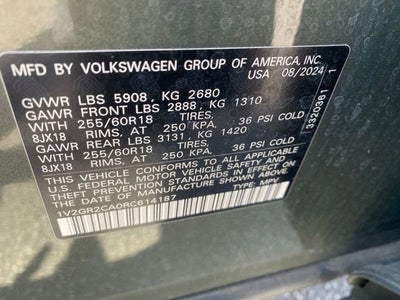 2024 Volkswagen Atlas 2.0T Peak Edition SEL